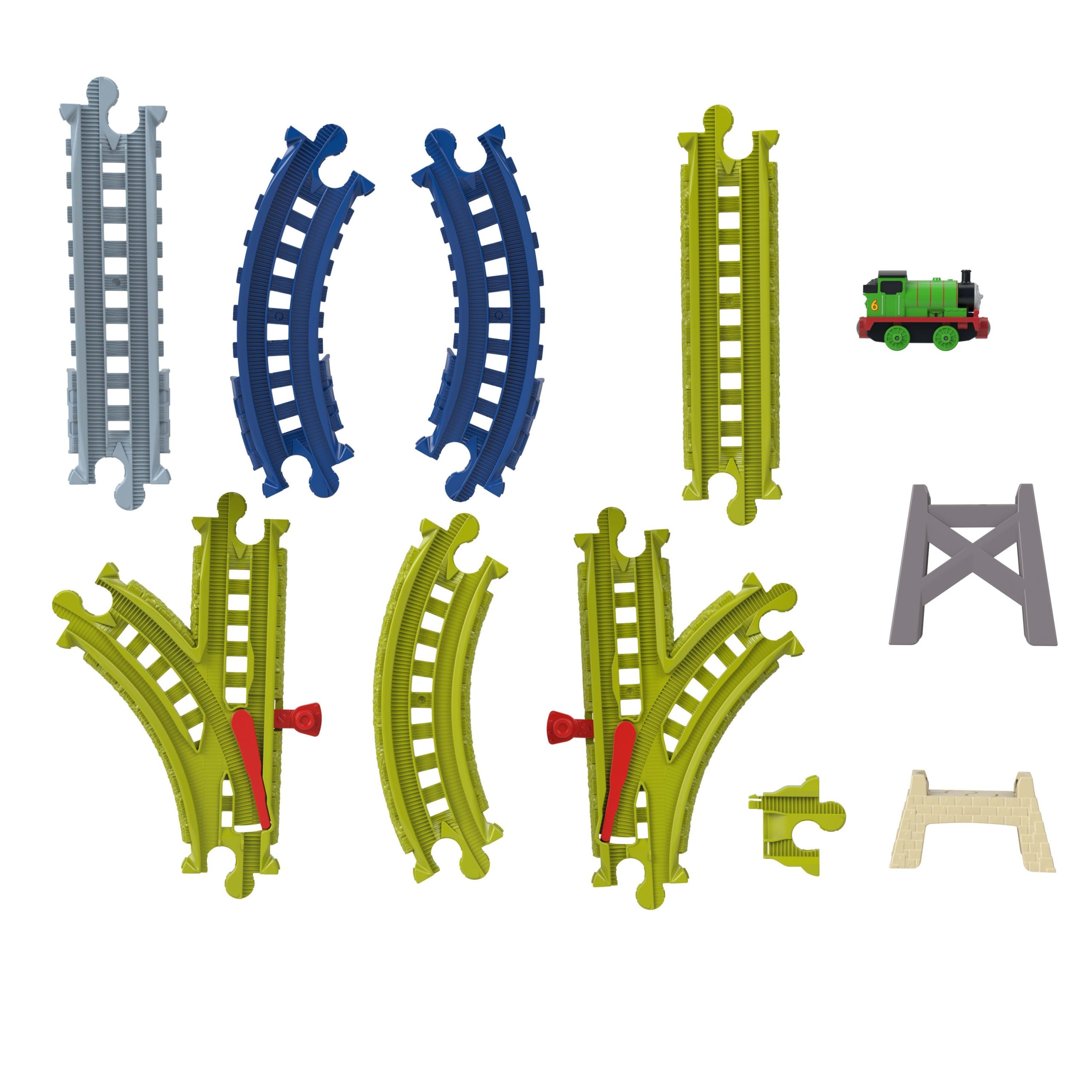 Thomas & Friends From Fisher-Price Easy Connect Track Kit. 22 Pieces. Percy Engine & Reusable Bag - Image 5