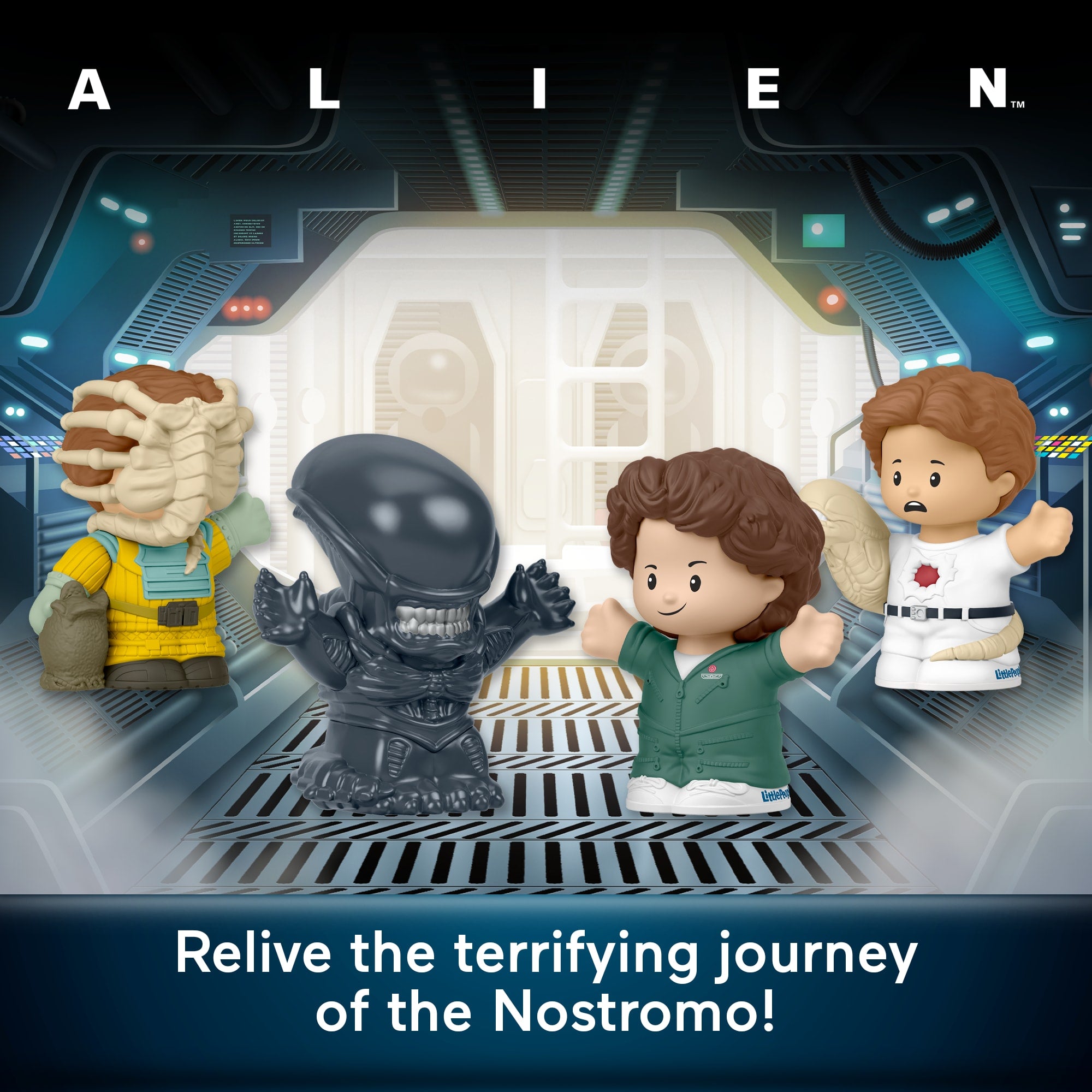Little People Collector Alien Movie Special Edition Set For Sci-Fi Fans. 4 Figures - Image 2
