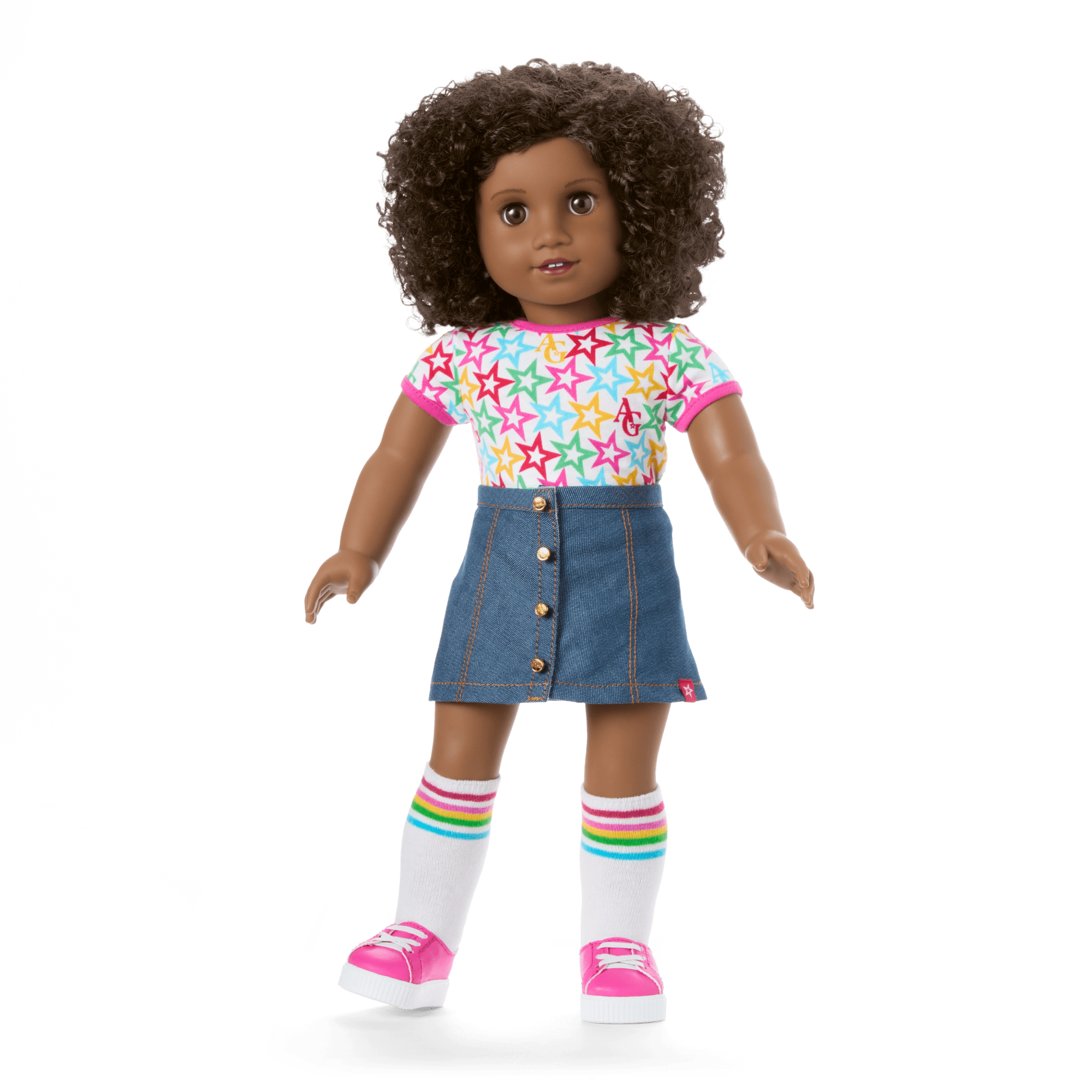 Truly Me™ 18-inch Doll #112 with curly dark-brown hair - Image 6