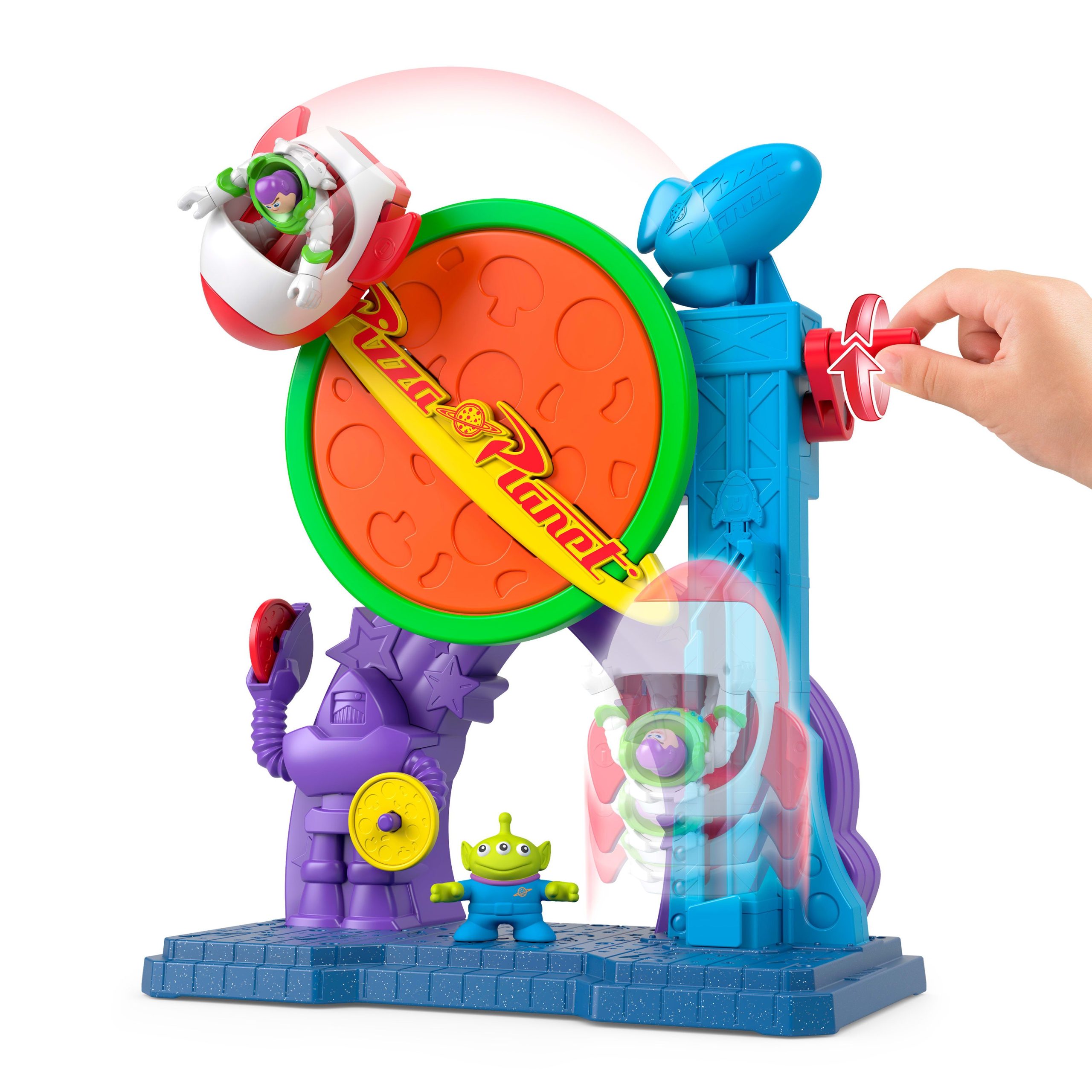 Imaginext Toy Story Set de Juego Set de Pizza Planet con Buzz y Alien - Image 3