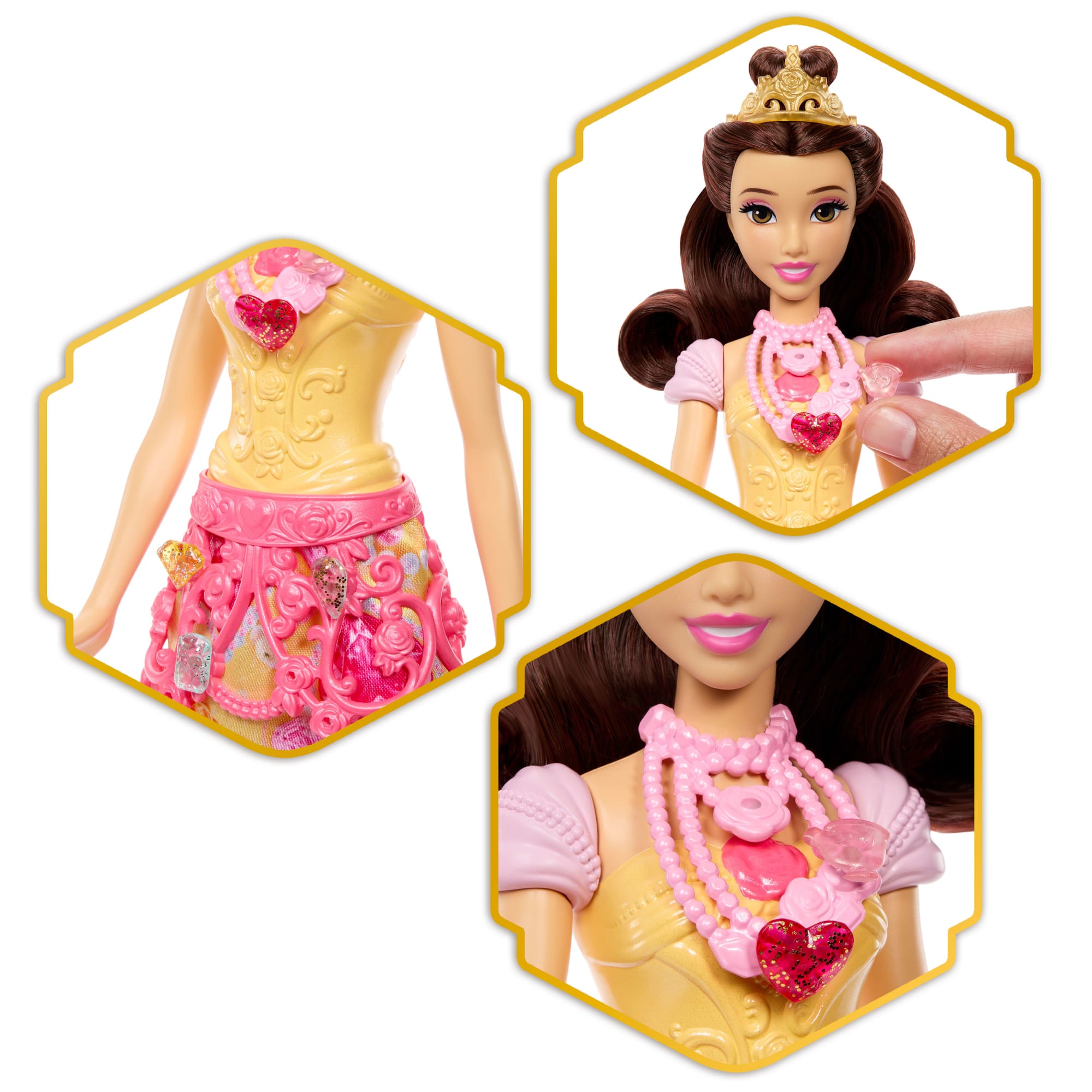 Disney Poupée Princesses Jewel Reveal Belle - Image 3