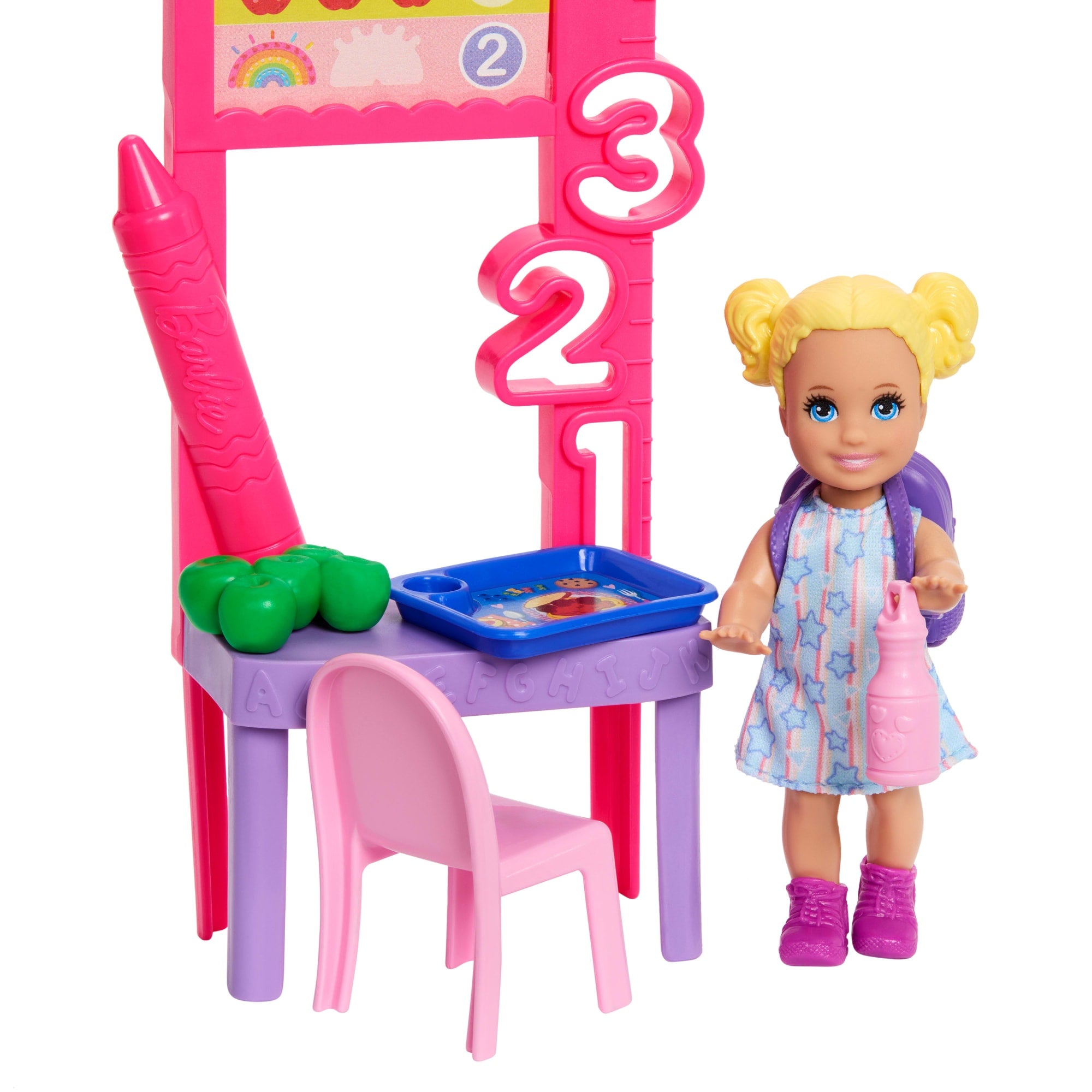 Barbie Careers Teacher Playset With Fashon Doll. Toddler Doll. Classroom Board & Accessories - Image 3
