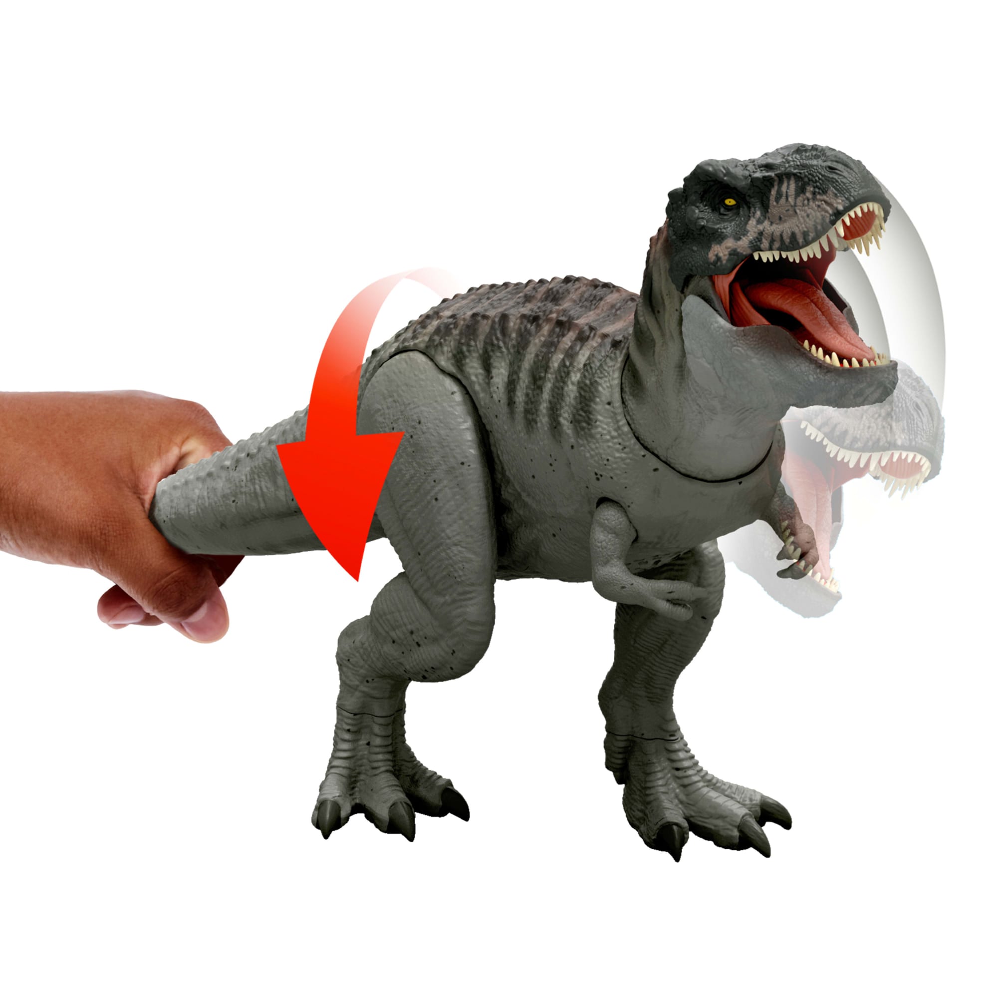 Jurassic World-Figurine Articulée Tyrannosaure Furieux Prédateur - Image 4
