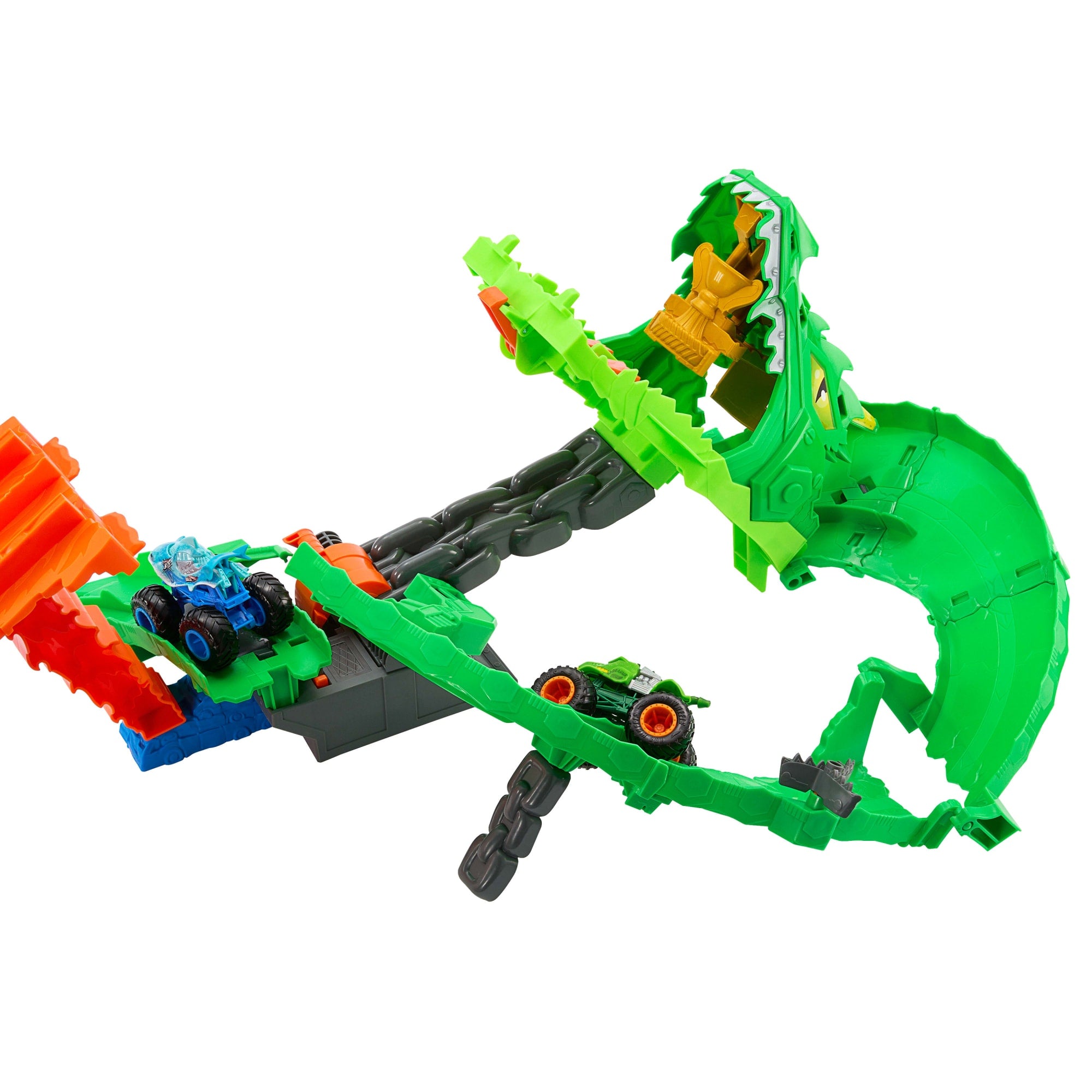 Hot Wheels Monster Trucks Démolition du Dragon - Image 4