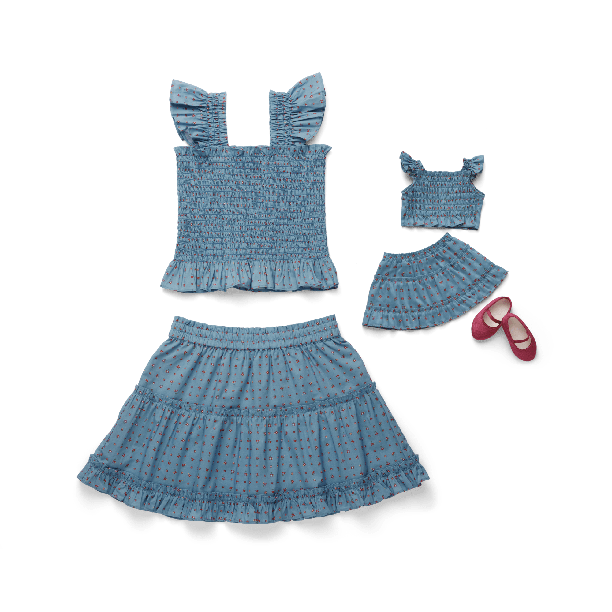 American Girl® x Hill House Home Paz Nap Set for Girls & 18-inch Dolls (Kirsten™ Print) - Image 2