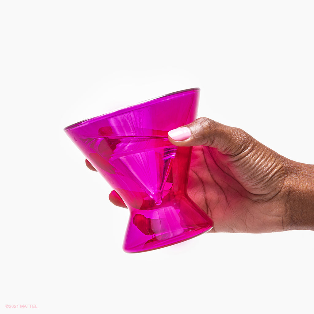 Barbie™ X Dragon Glassware® Stemless Martini Glasses - Image 5