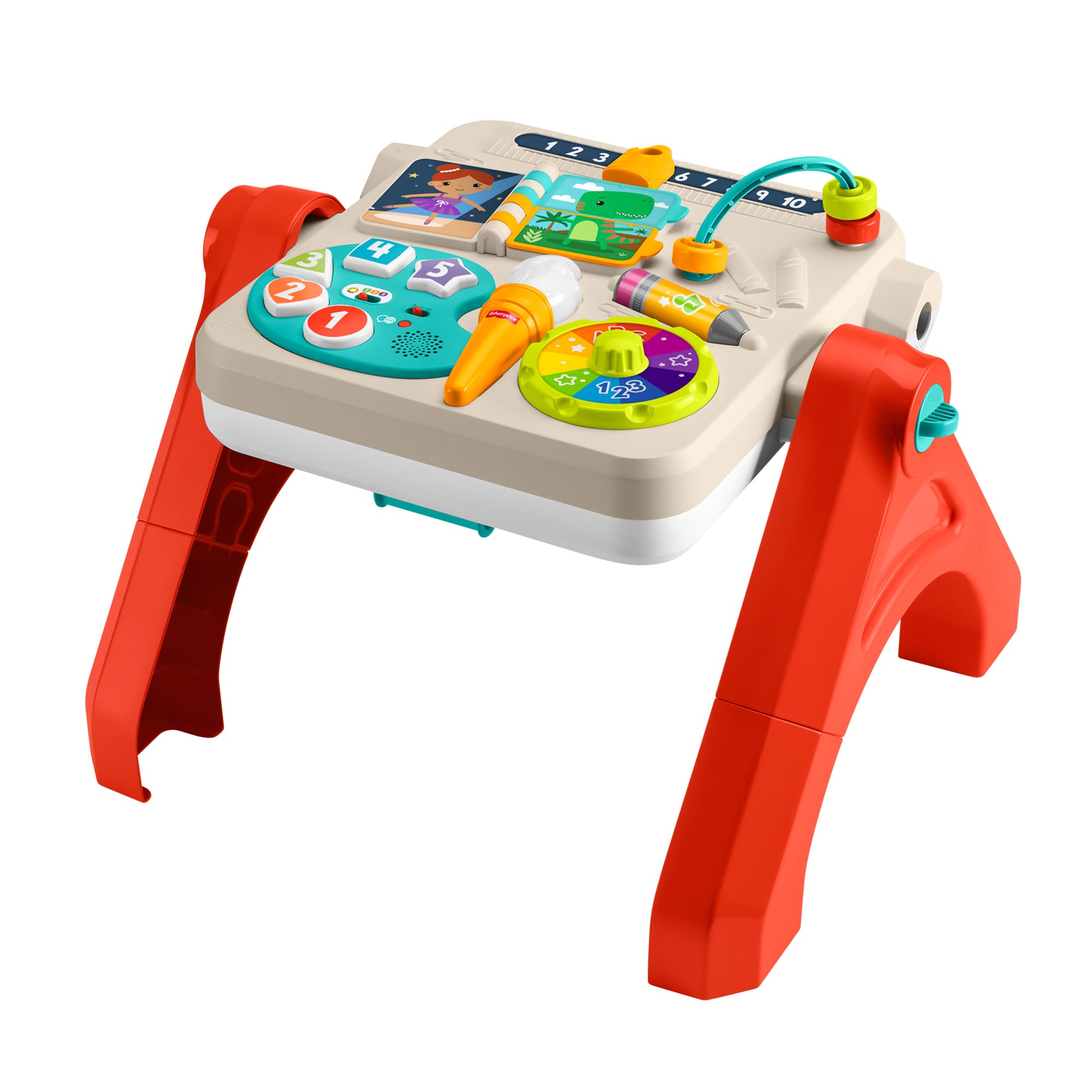 Fisher-Price 4-in-1 Activity Table & Easel. Baby & Toddler Electronic Learning Toy. Multilanguage Version