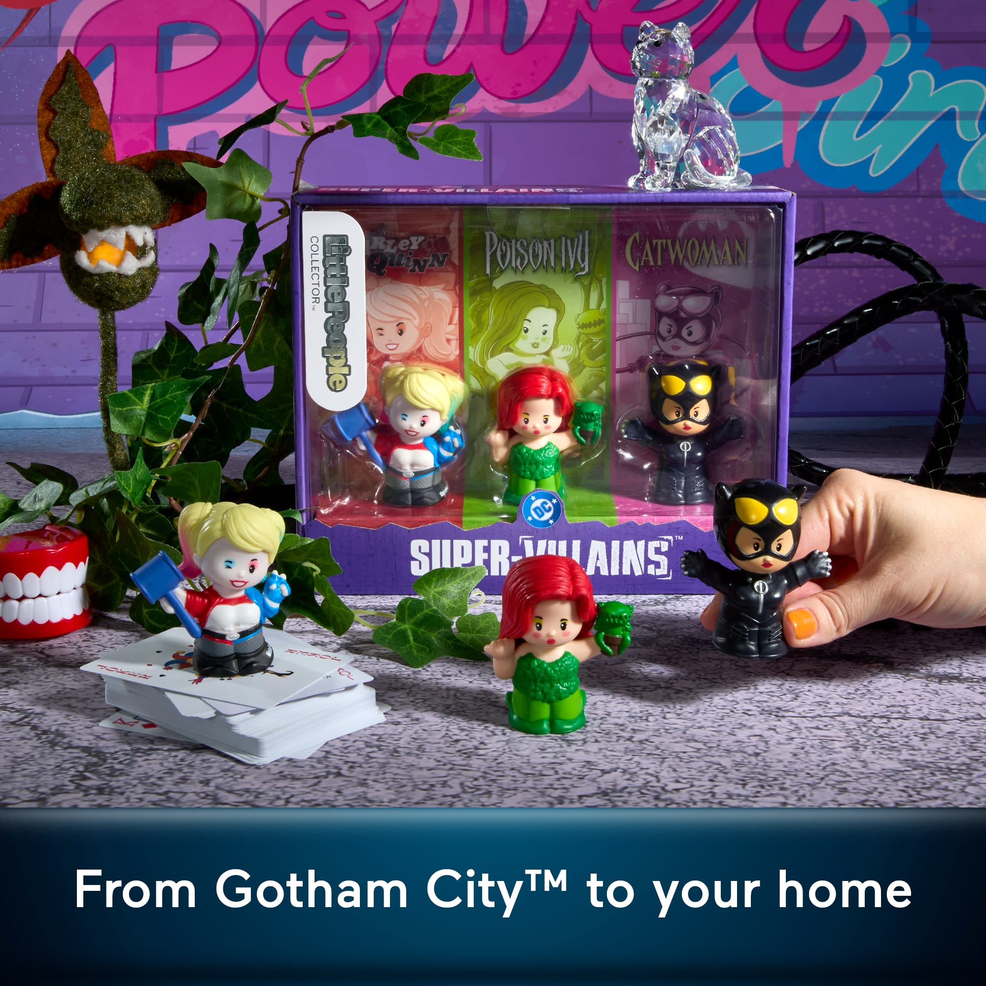 Little People Collector DC Super-Villains Special Edition Set For Comic Book Fans. 3 Figures - Image 3
