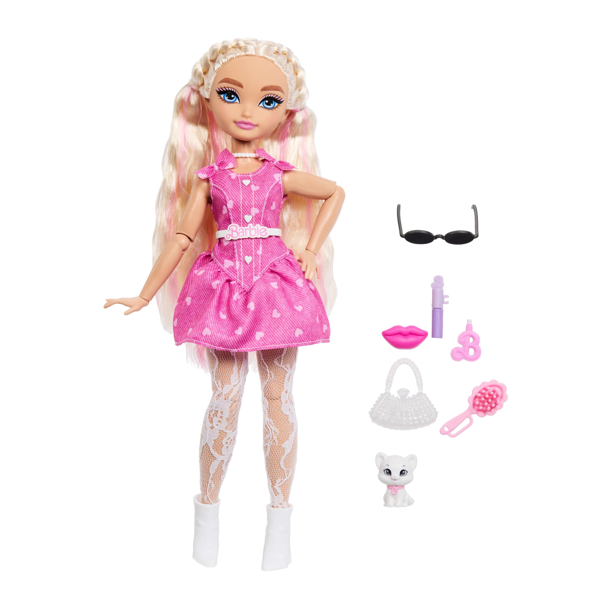 Barbie Dream Besties Barbie Malibu Doll & Accessories. Posable Fashion Doll & Themed Pieces