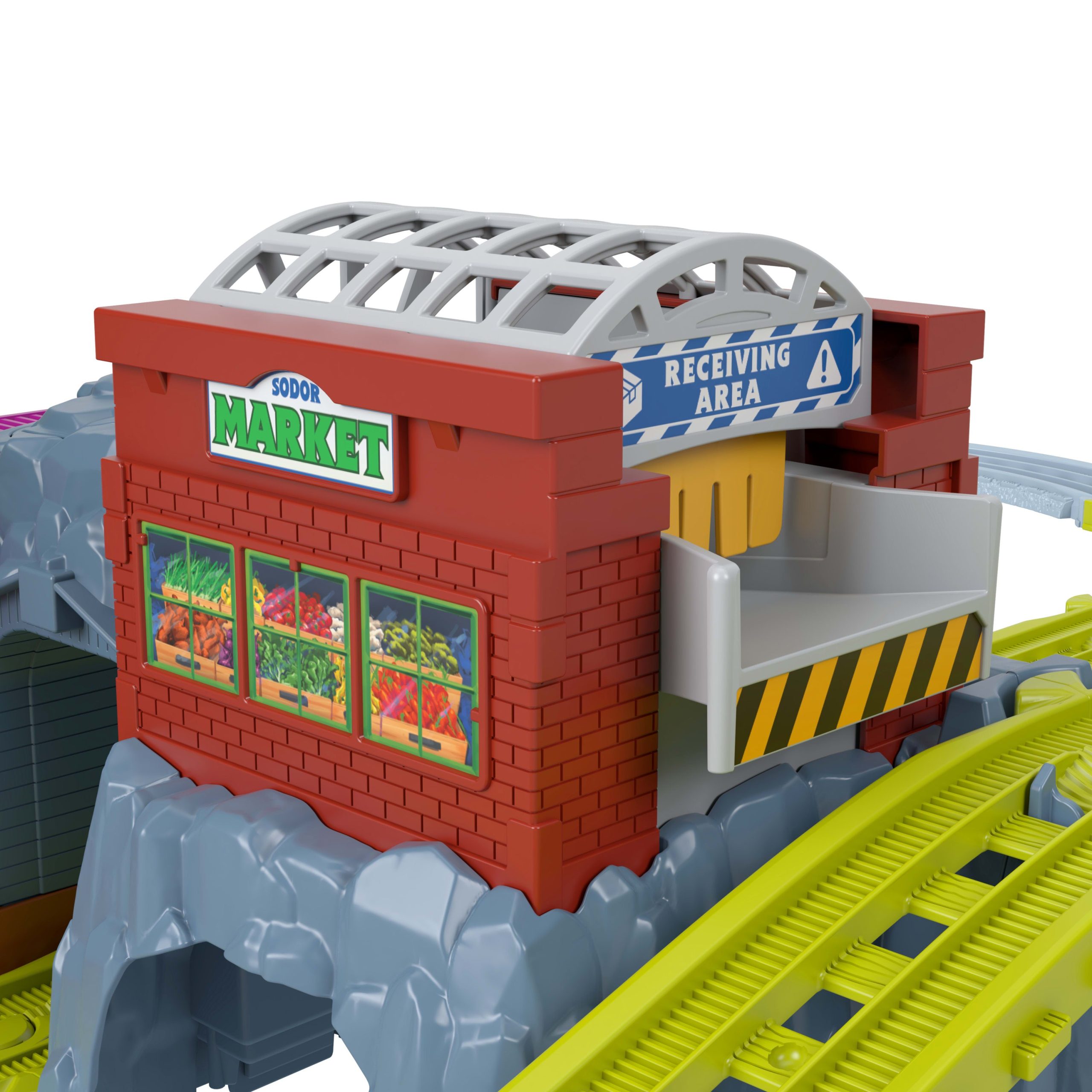 Thomas & Friends T&F Tracks Pista de Juguete Pista Motorizada del Muelle de Cranky - Image 4