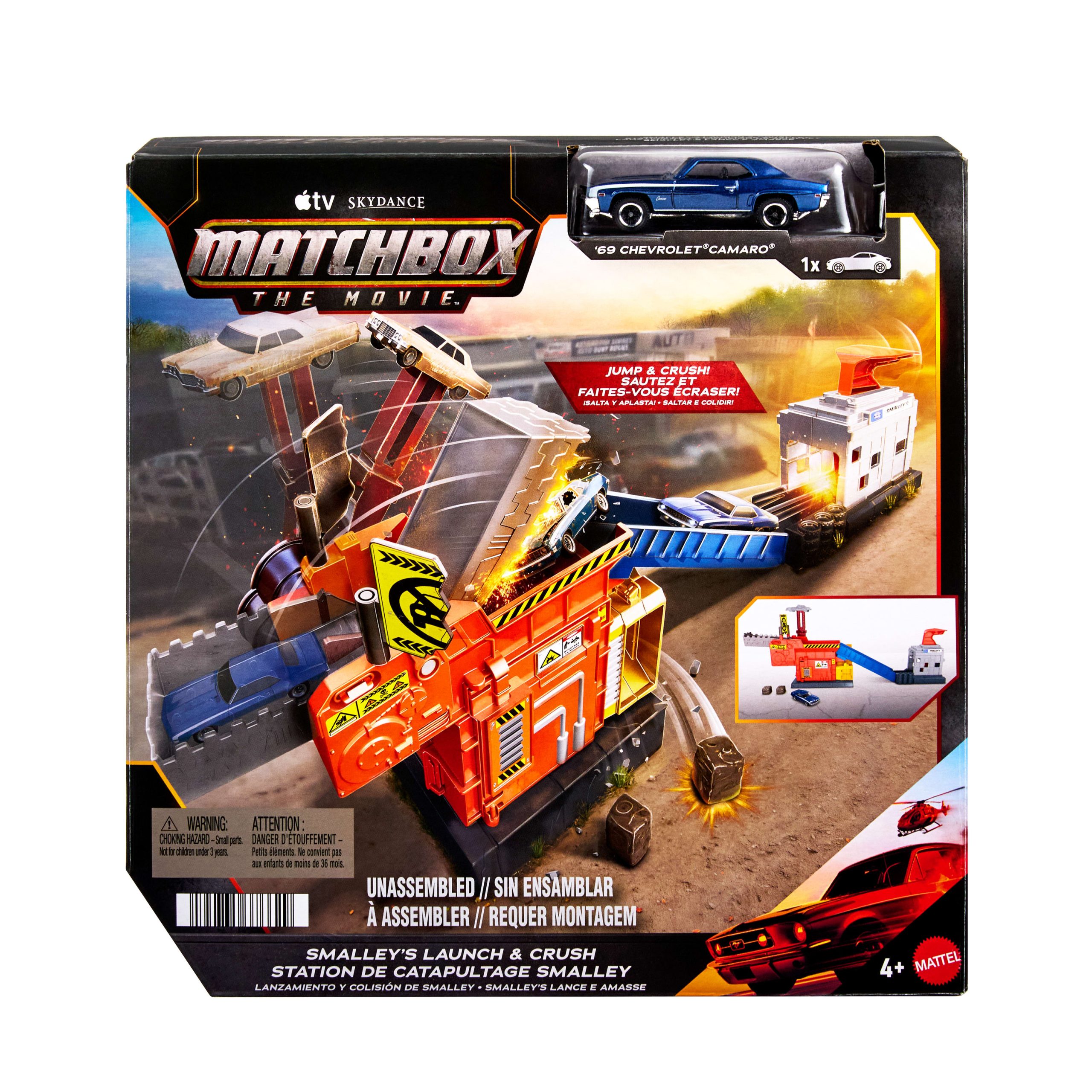 Matchbox The Movie Smalley's Launch & Crush Playset inspired By The Film. 1 Toy Die-Cast Car - Image 6
