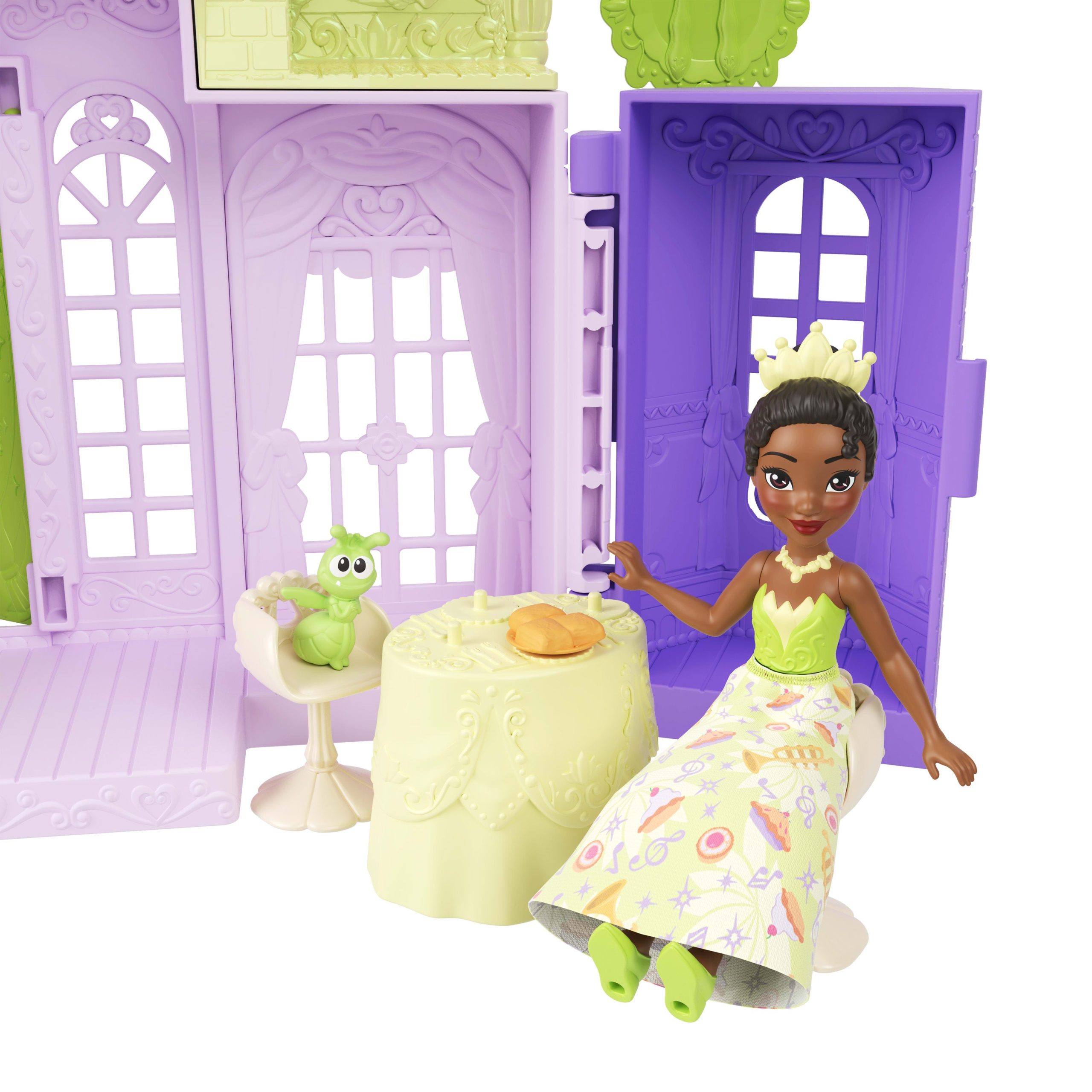Disney Princess Tiana's Palace Restaurant Small Doll Playset With Friend. Furniture & Accessories - Image 3