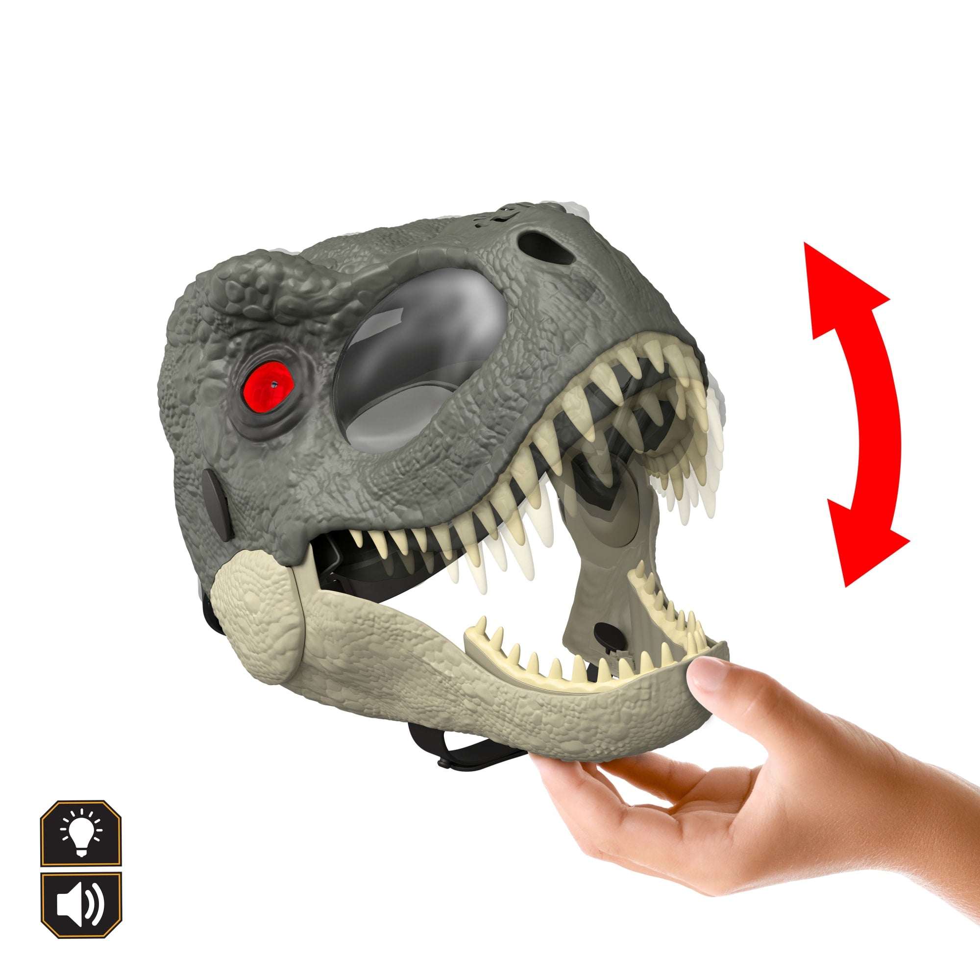 Jurassic World Rebirth Masque de Jeu de Rôle T. Rex. Yeux à del - Image 4
