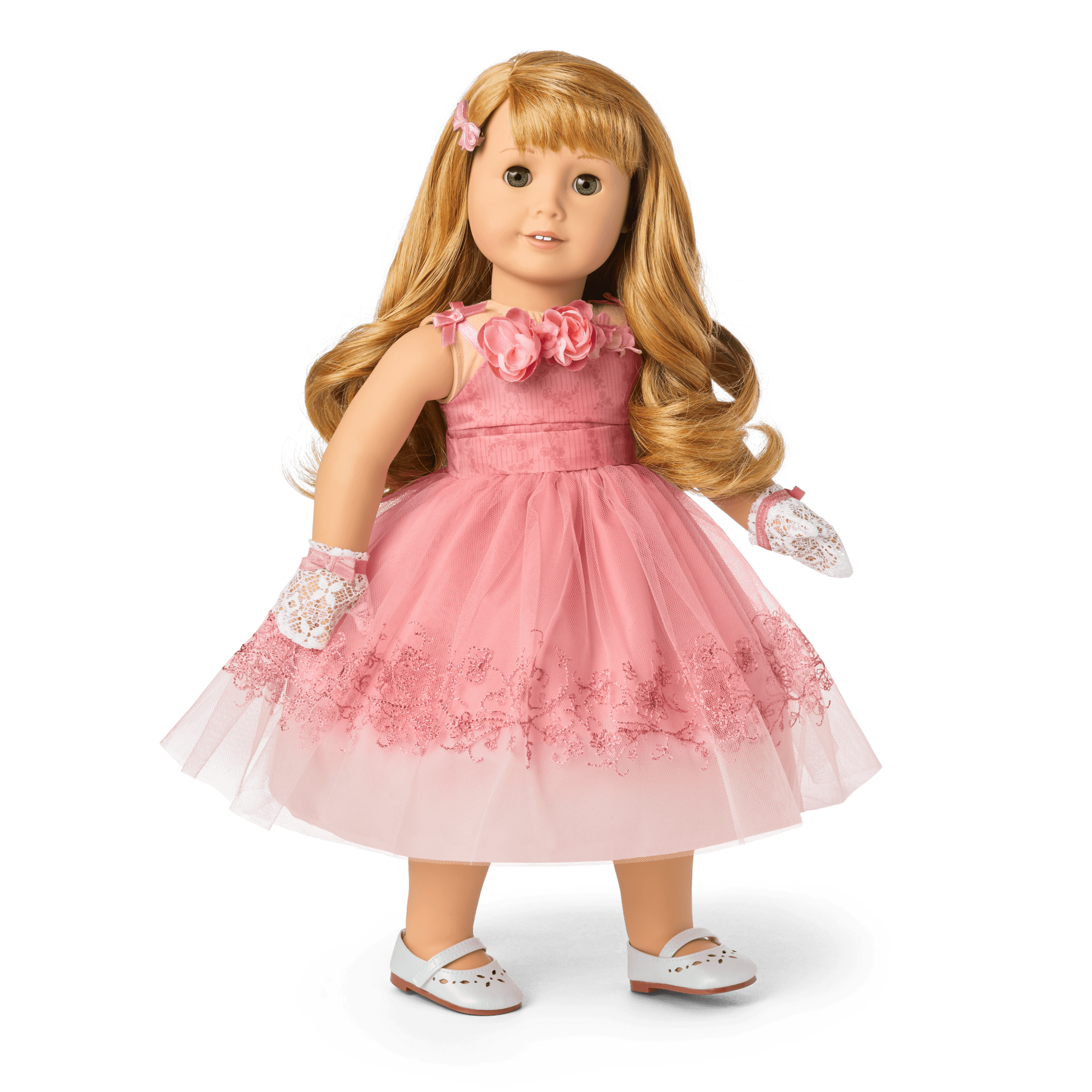 Maryellen's™ Pretty Pink Dress for 18-inch Dolls (Historical Characters)