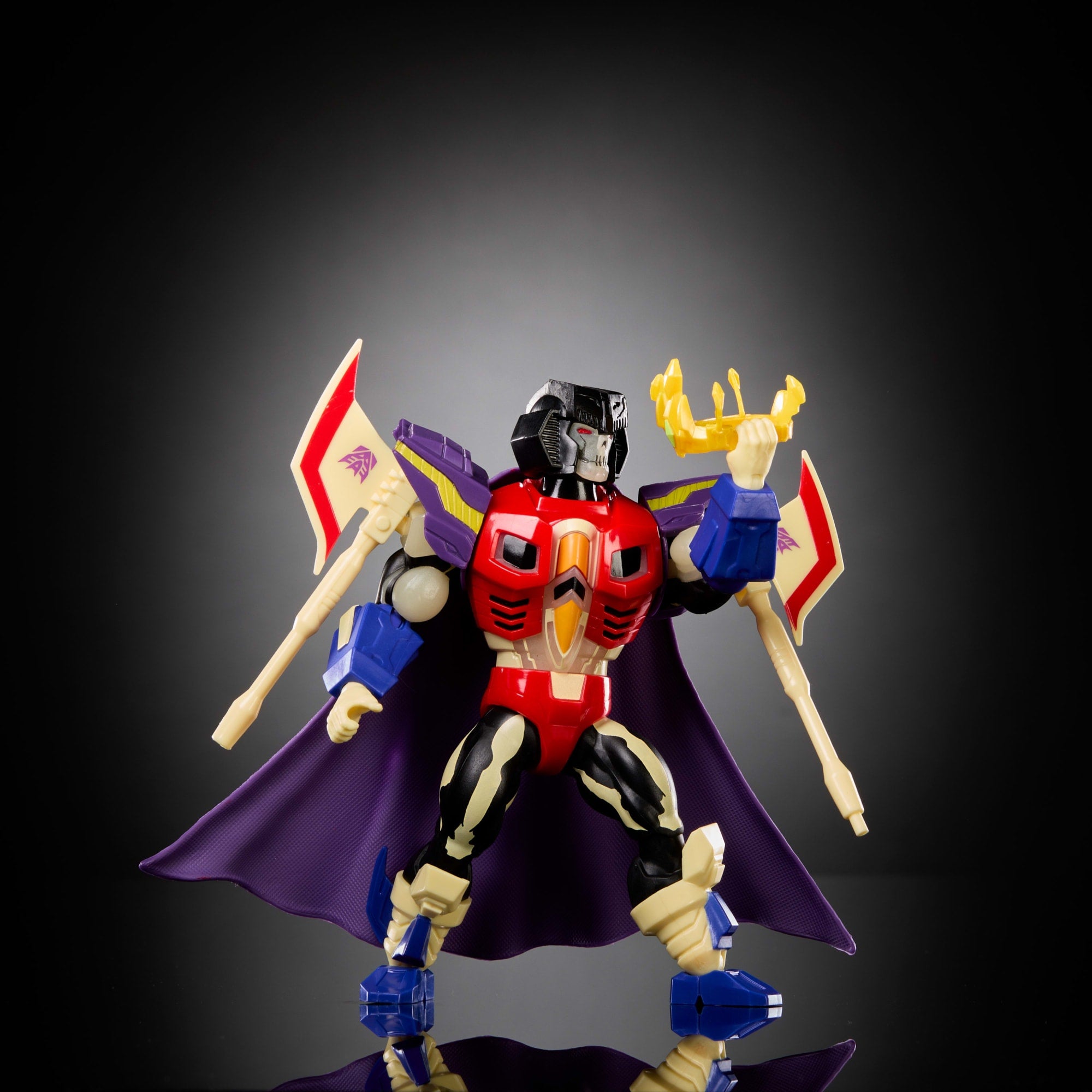 Masters Of The Universe Origins & Transformers Starscream Armor Scare Glow Action Figure. MOTU Toy - Image 3