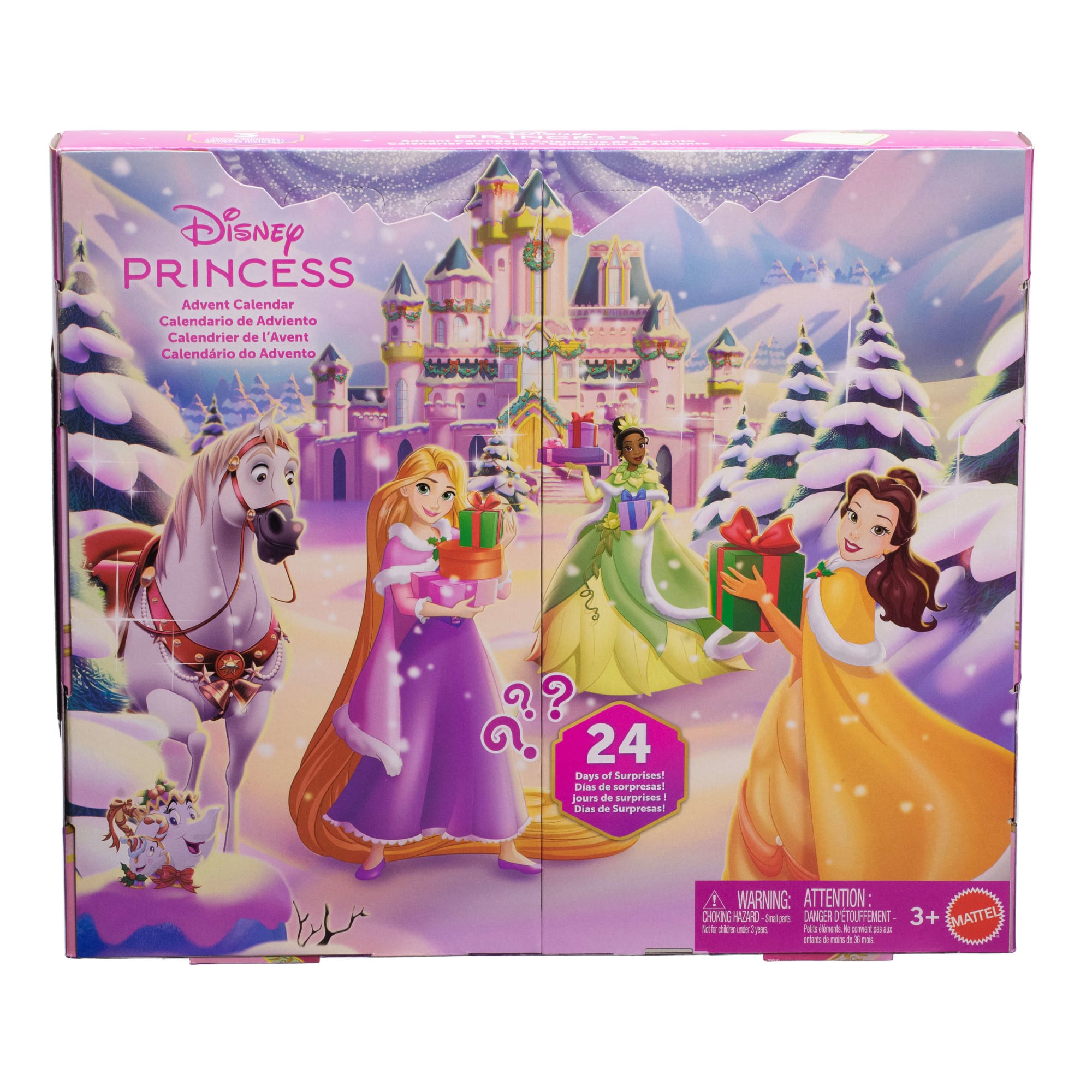 Disney Princess Advent Calendar With 24 Days Of Gifts. including 3 Small Dolls. 3 Friends & 22 Accy - Image 6