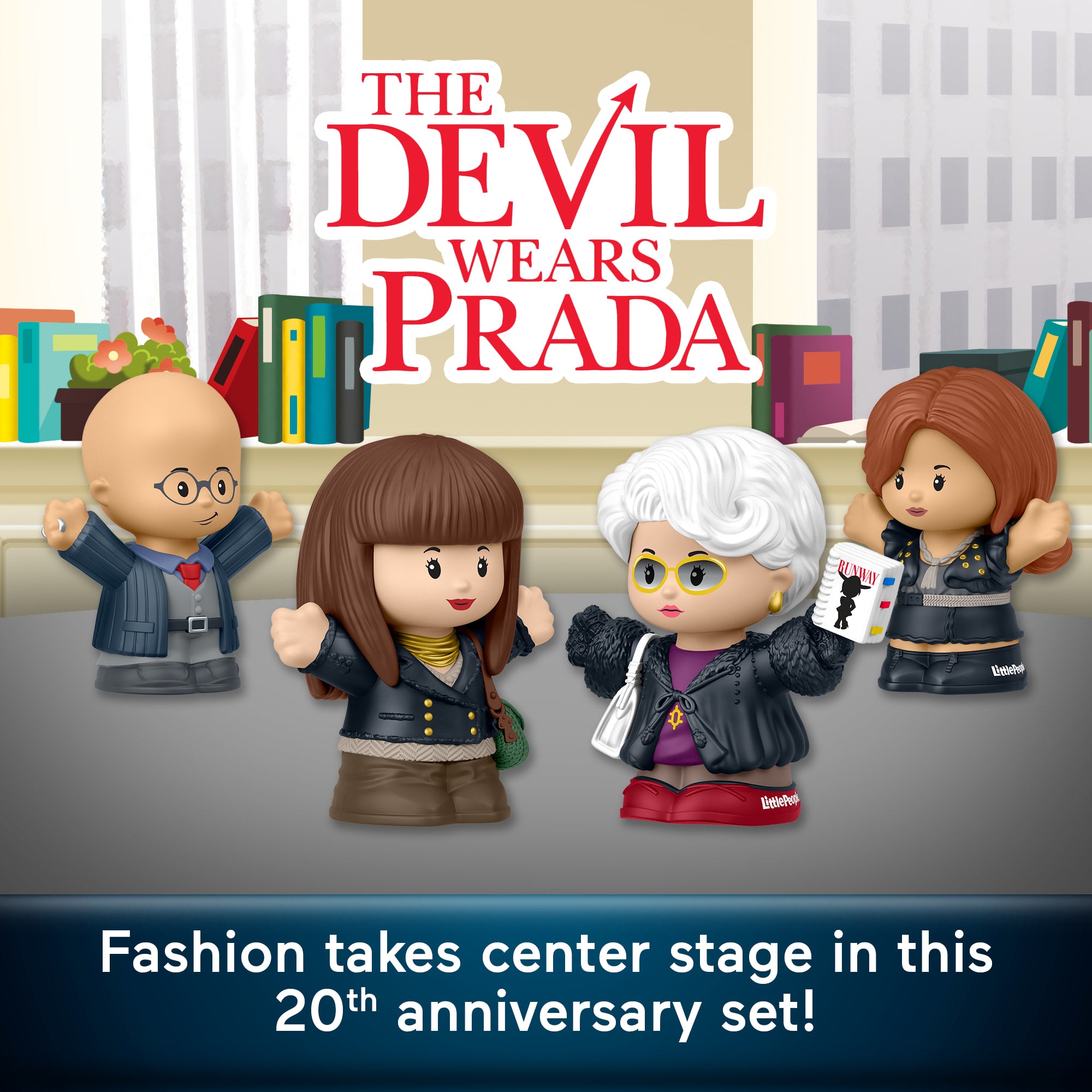 Little People Collector The Devil Wears Prada Special Edition Set For Movie Fans. 4 Figures - Image 2