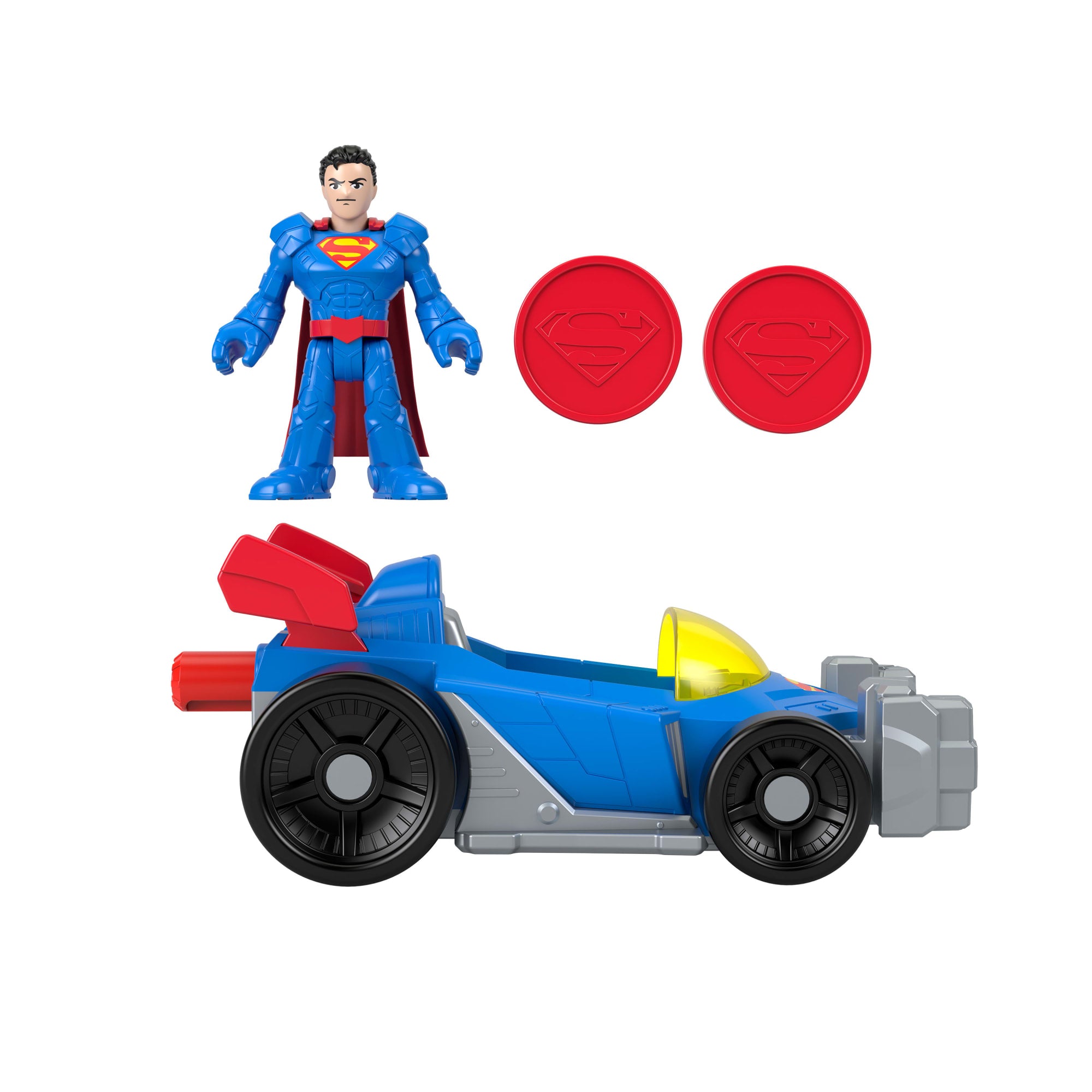 Imaginext DC Super Friends Figura de Ação Superman e Veículo - Image 5