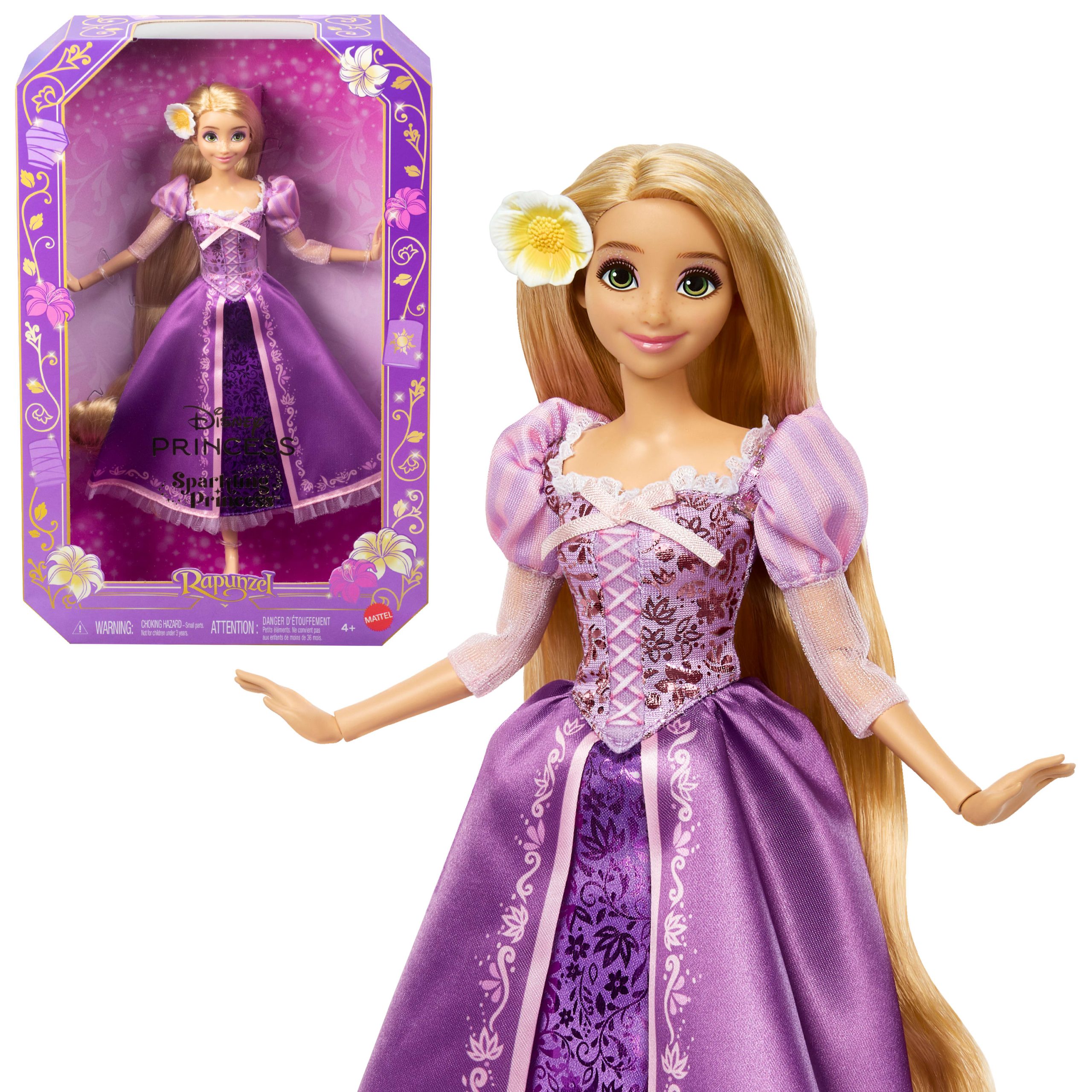 Disney Princesses Étincelantes Poupée Raiponce