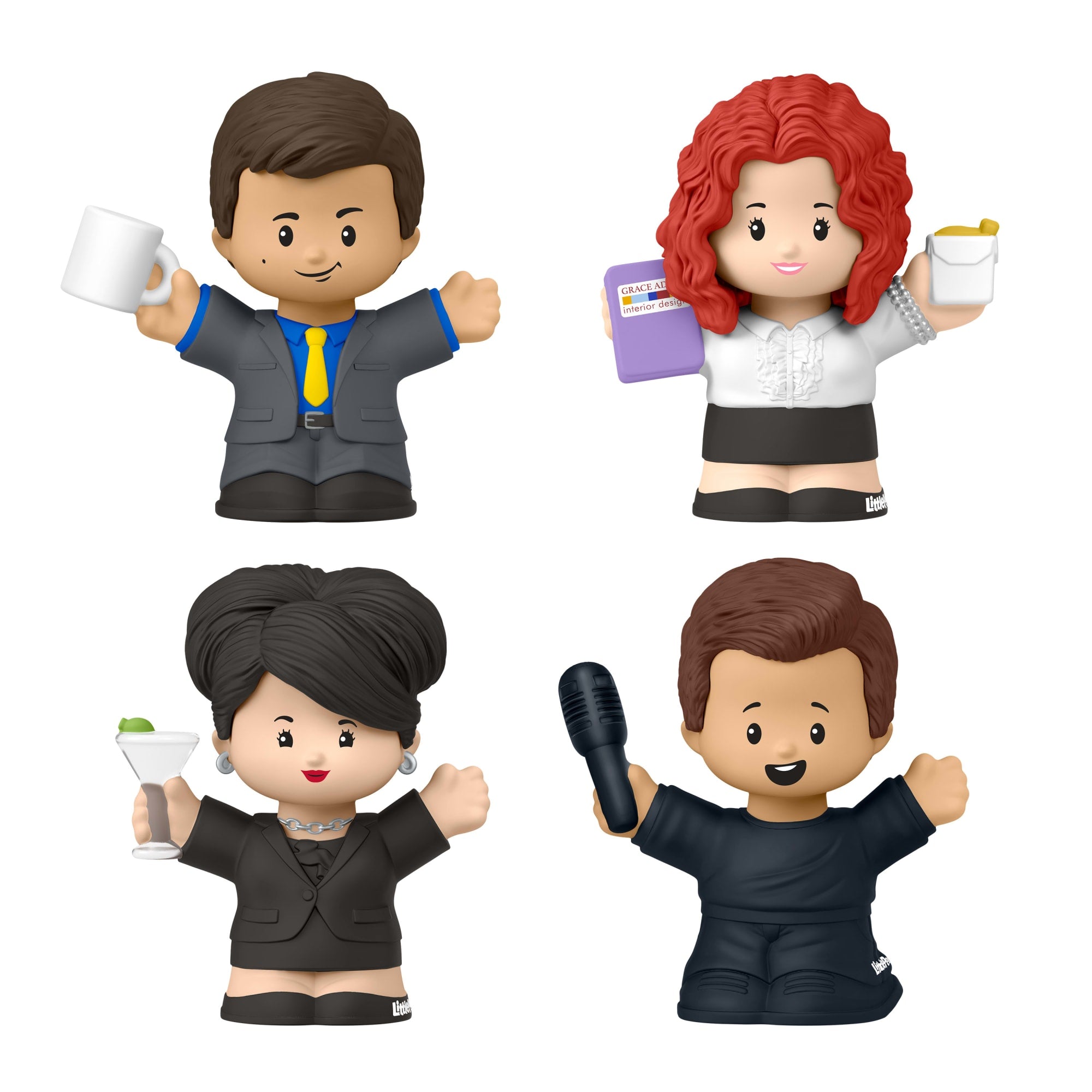 Little People Collector Will And Grace Tv Series Special Edition Set For Adults & Fans. 4 Figures - Image 5