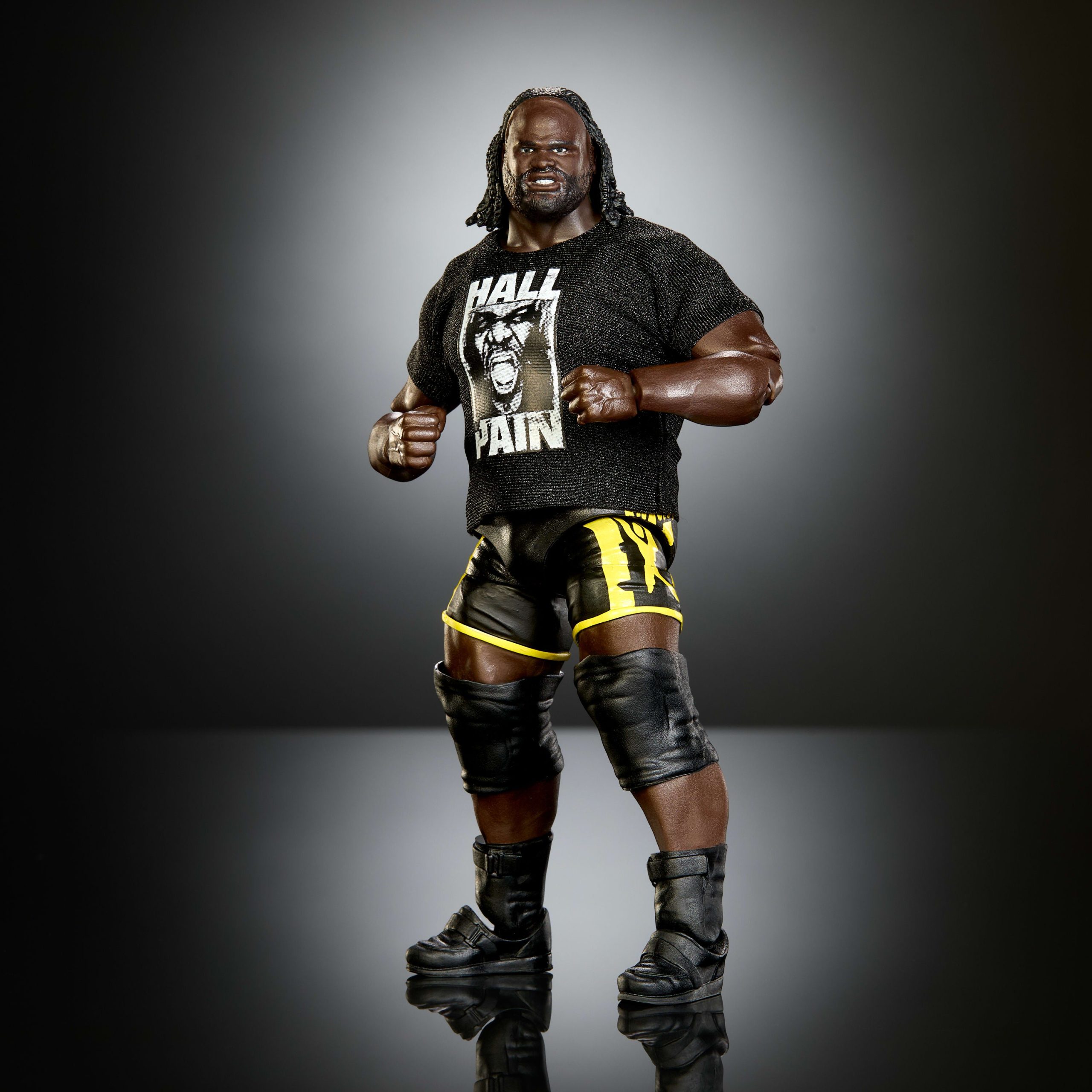 WWE Elite Legends Mark Henry Action Figure & Accessories. Series 32 6-Inch Set - Image 4