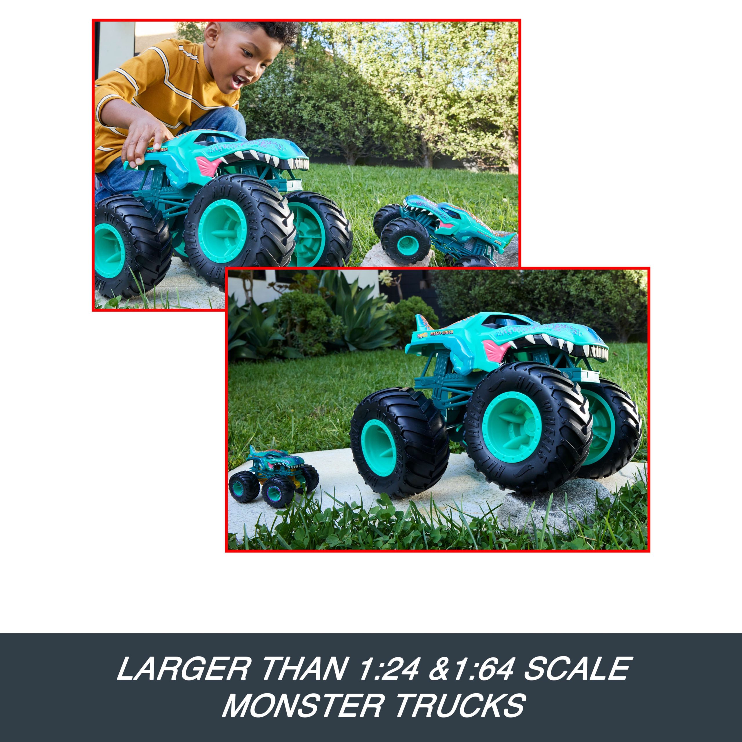 Hot Wheels Monster Trucks Colossal Toy Truck. Massive Character Vehicle - Image 4