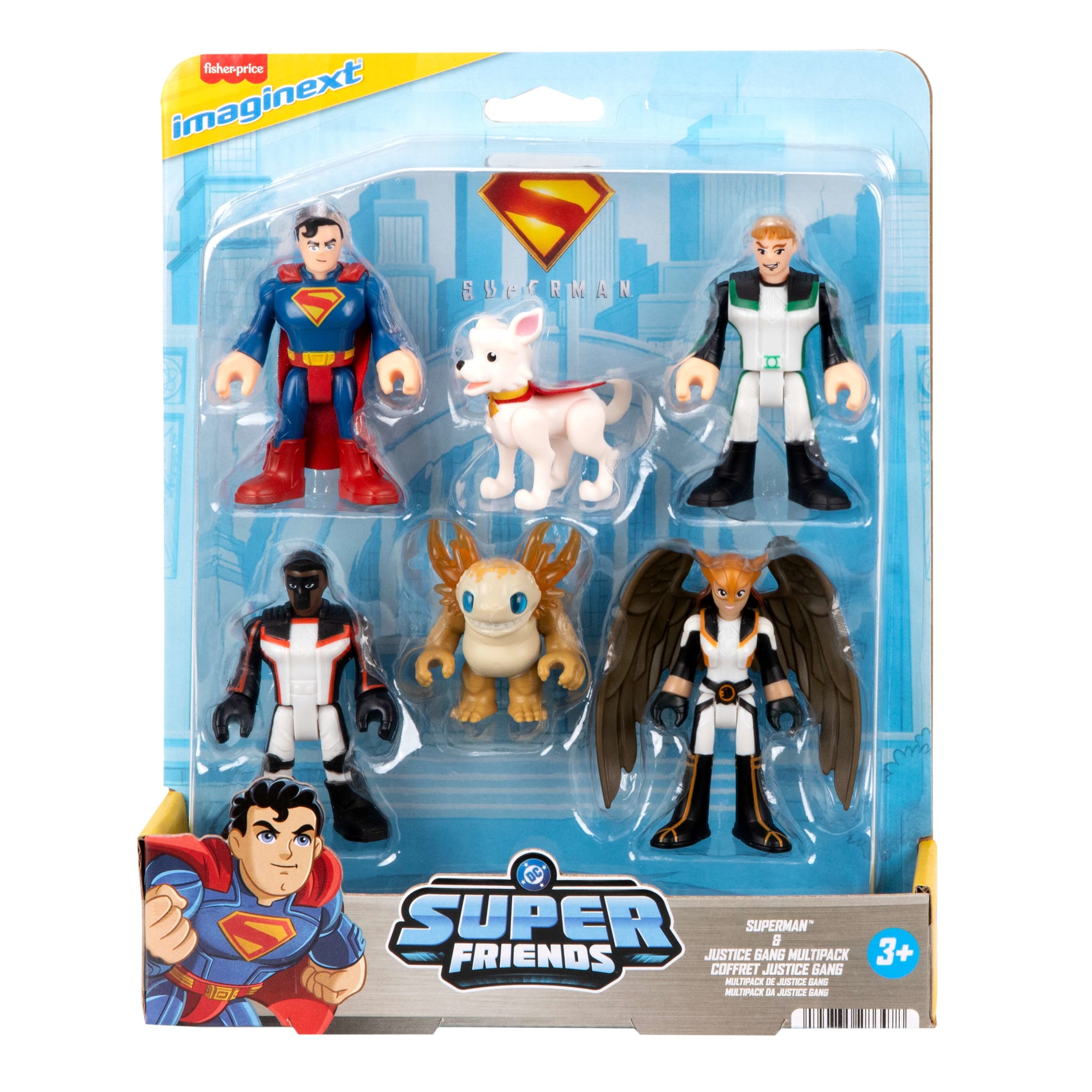 Imaginext DC Super Friends Figura de Ação Superman Justice Gang - Image 6