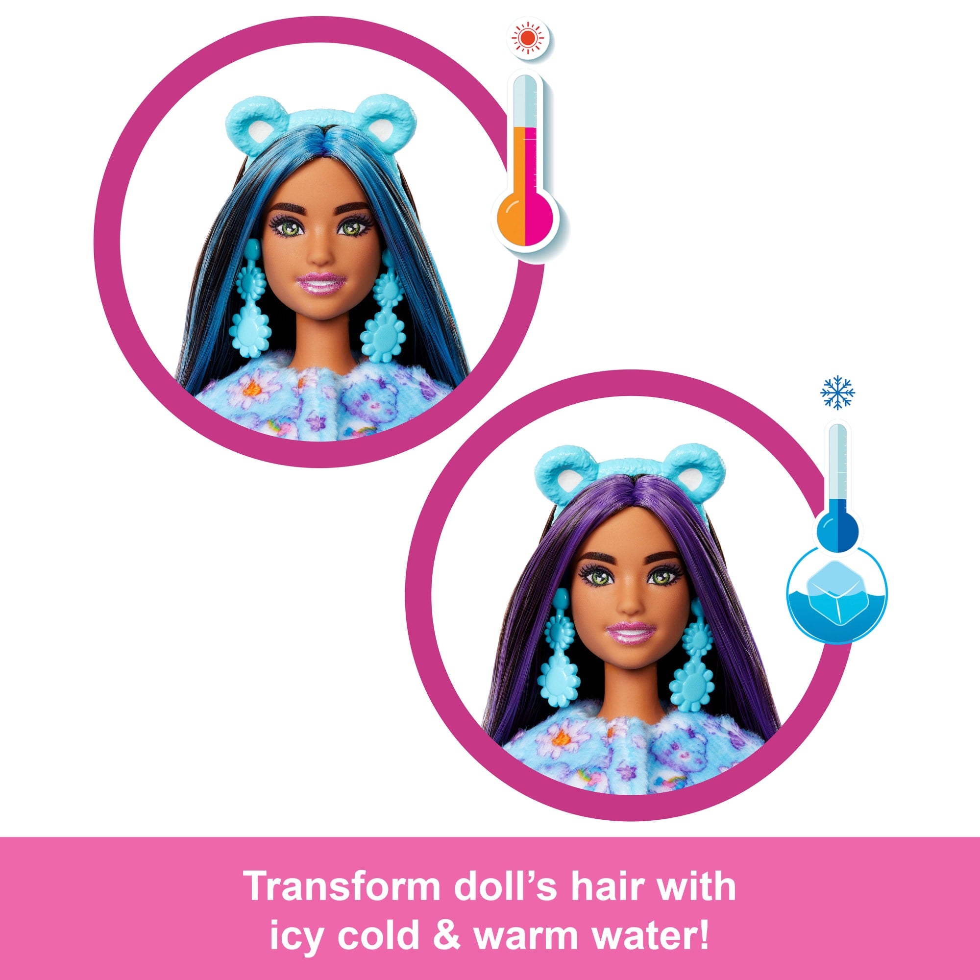 Barbie Cutie Reveal Care Bears Doll & Accessories. Series 2 Dream Bright Bear With 10 Surprises - Image 3