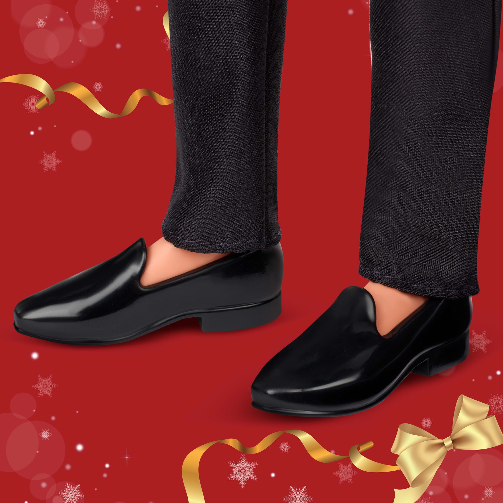Barbie Signature 2025 Holiday Blonde Ken Collectible Fashion Doll Wearing Full Suit With Golden Jacket - Image 4