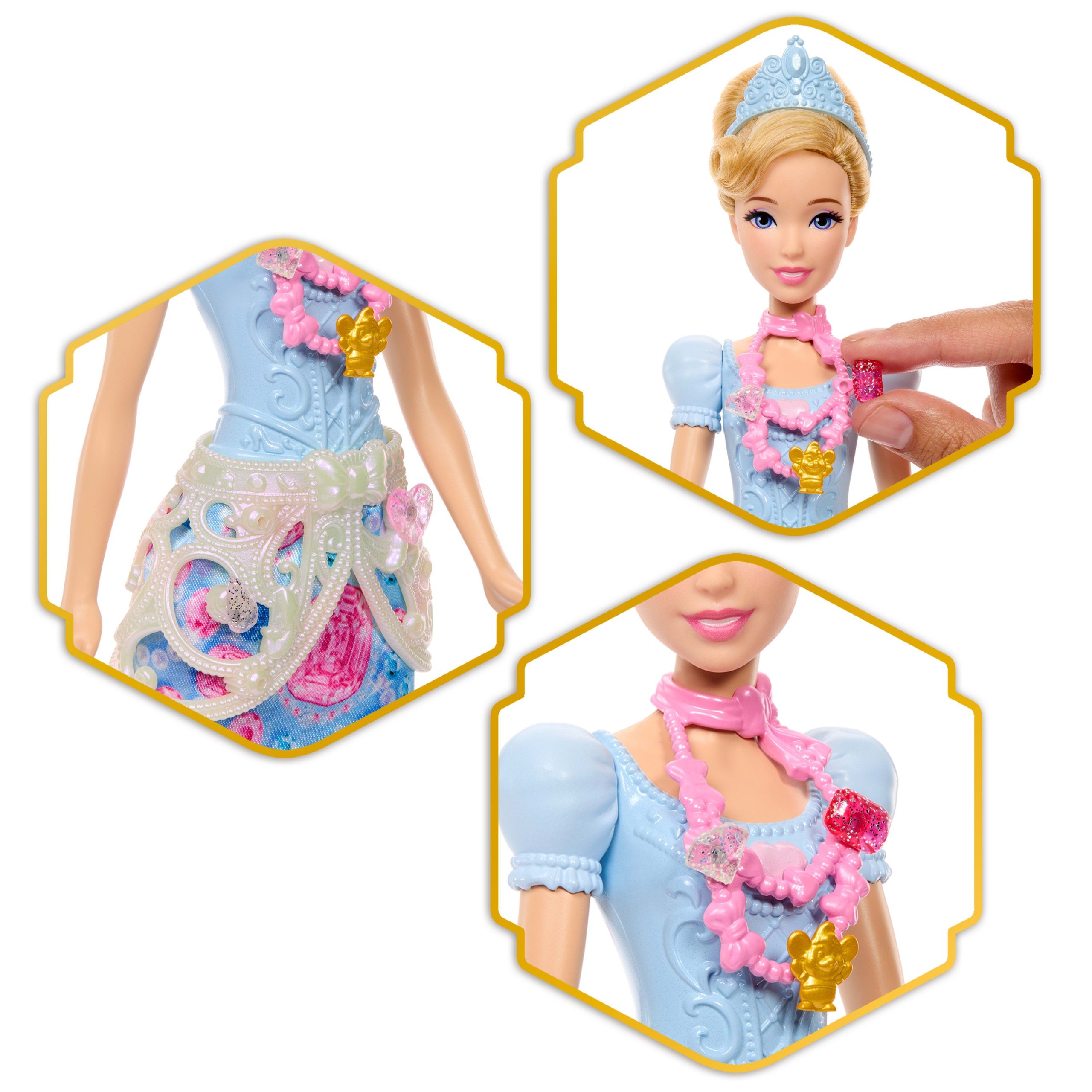 Disney Princesa Fashion Dolls Boneca Reveal Cinderela - Image 3