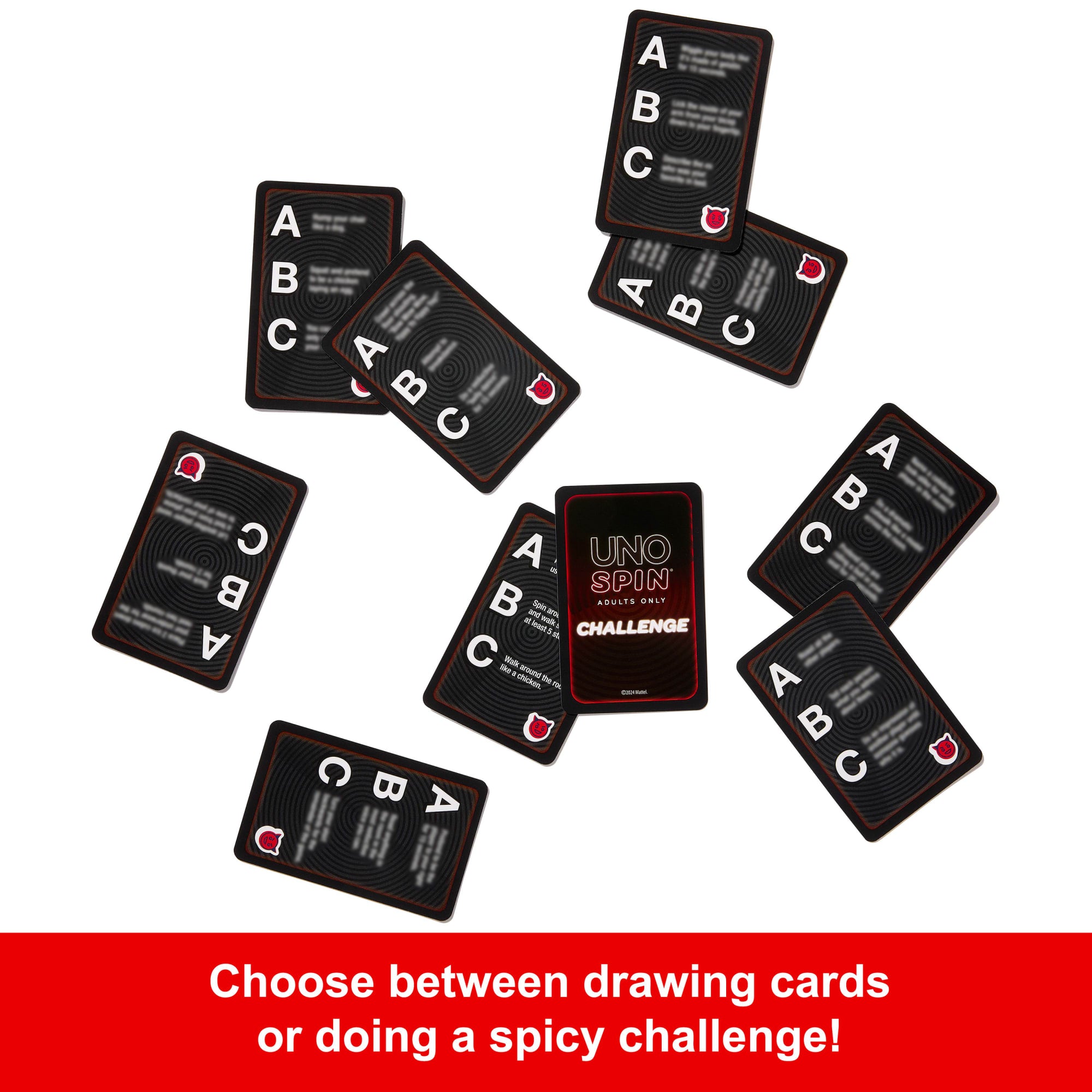 UNO Spin Adults Only Card Game For Adult Game Nights & Parties With Spin Wheel & Challenges - Image 5