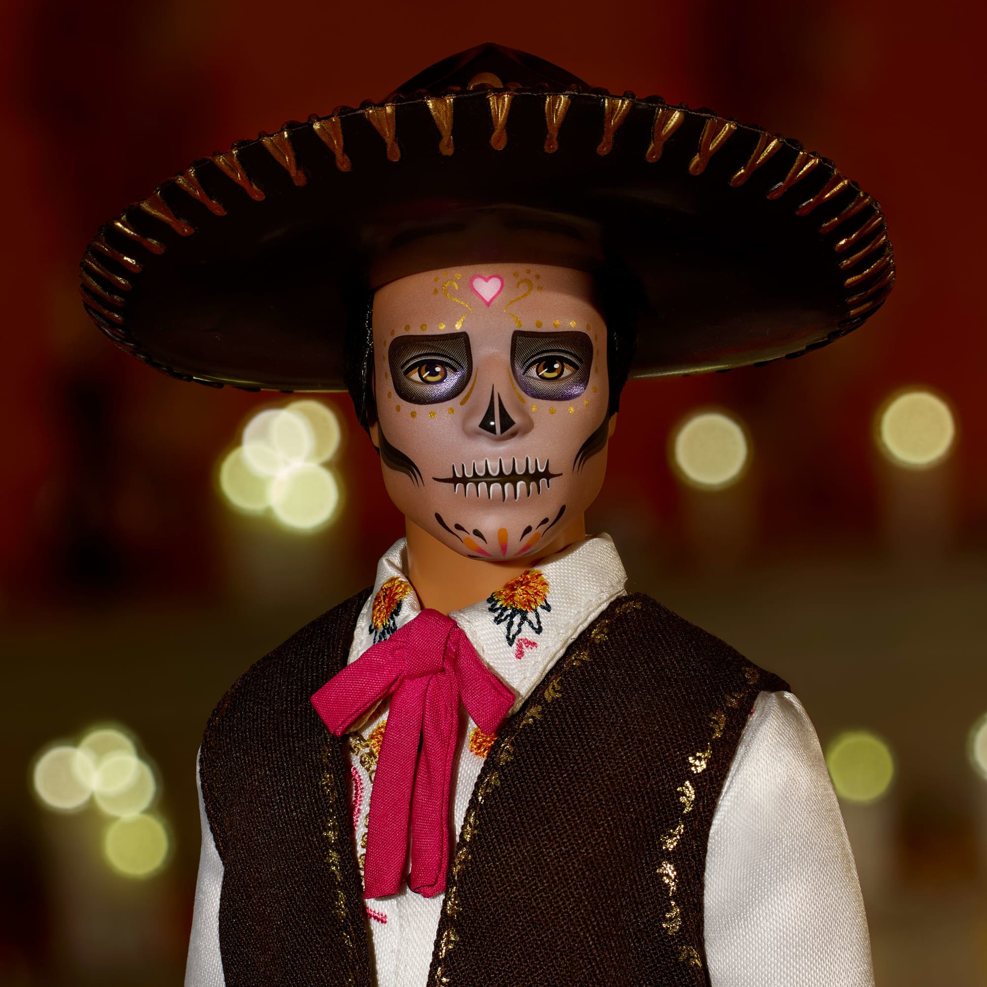 Barbie Signature Día De Muertos 2025 Collectible Ken Doll in Suit And Sombrero - Image 2
