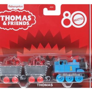 Thomas & Friends By Fisher-Price Small Die-Cast Mattel 80th Engine. Collectible Toy Metal Train