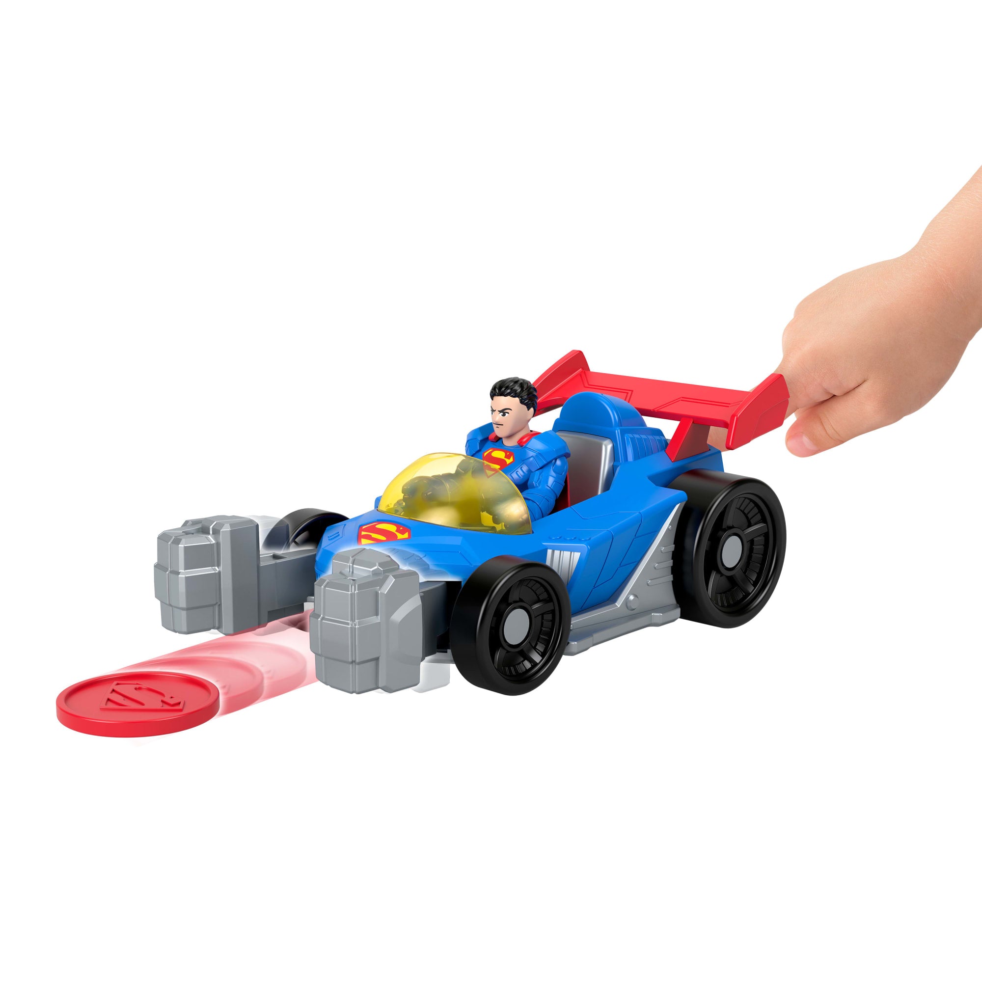 Imaginext DC Super Friends Figura de Ação Superman e Veículo - Image 2