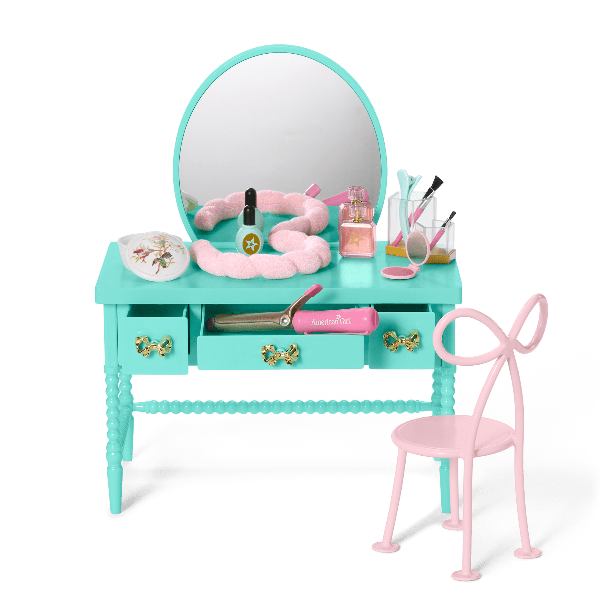 Raquel's™ Vintage Vanity for 18-inch Dolls (Girl of the Year™ 2026) - Image 16