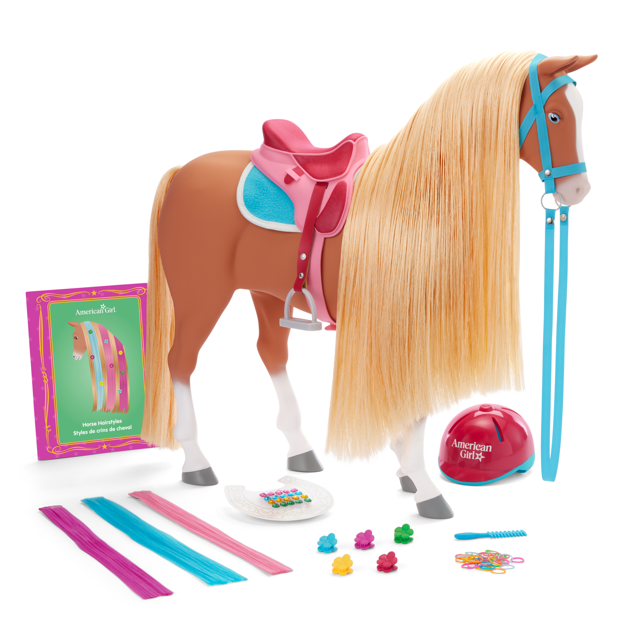 Chestnut Charm Horse & Western Flowers Denim Jumpsuit for 18-inch Dolls - Image 7