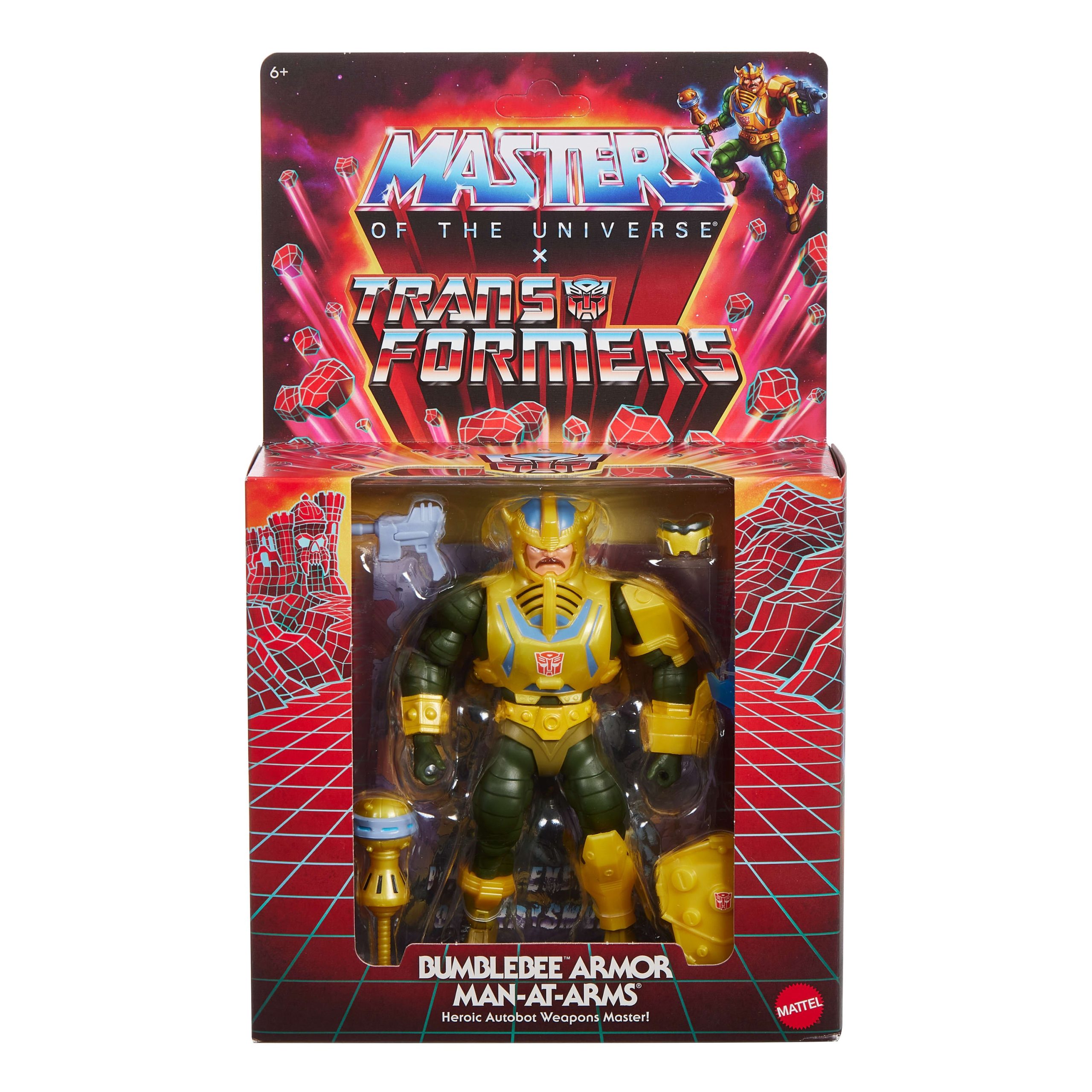 Masters of the Universe Origins Figura de Acción Man-At-Arms Armadura Bumblebee - Image 6