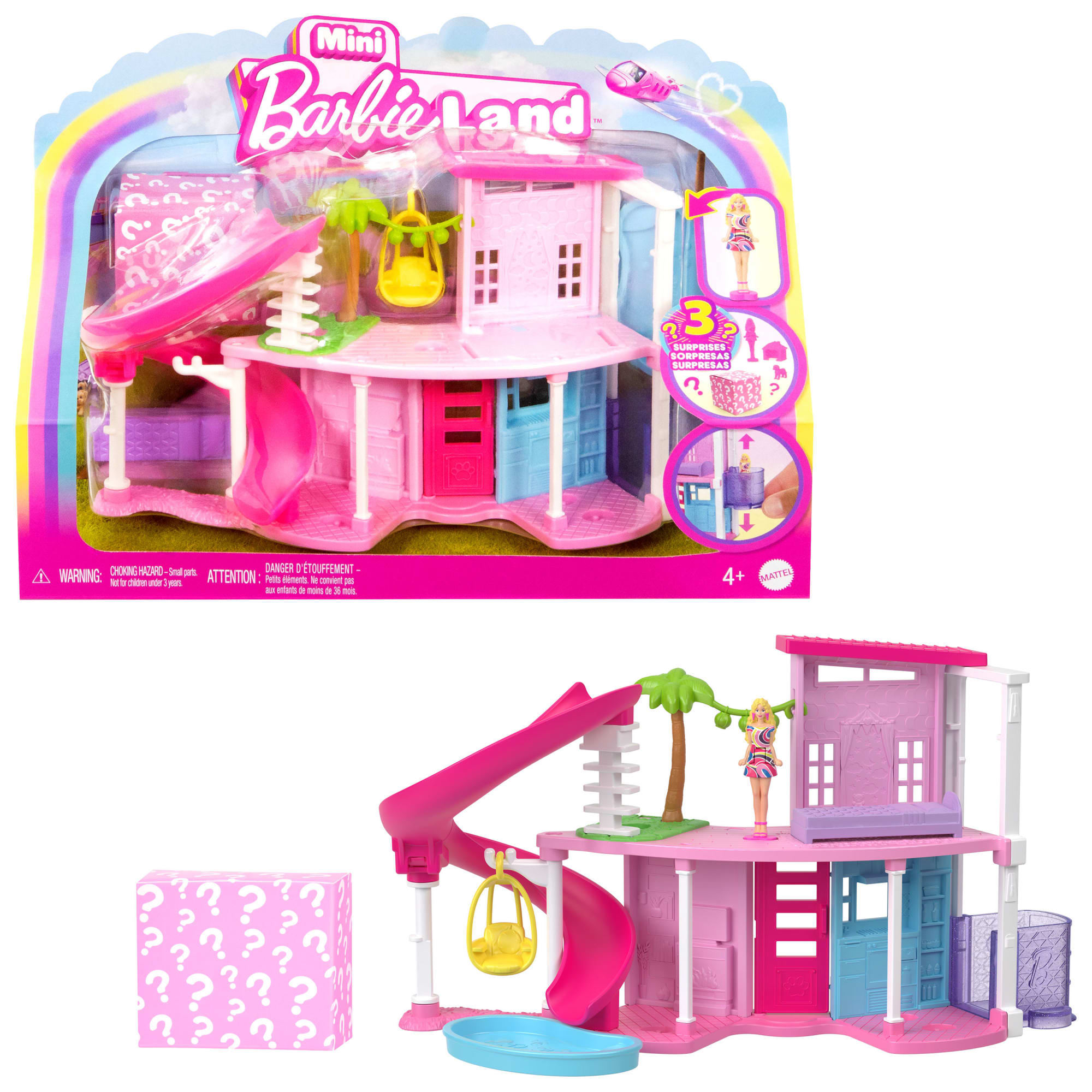 Barbie Mini Barbieland Doll House Playsets With 1.5-Inch Doll. Furniture & Accessories