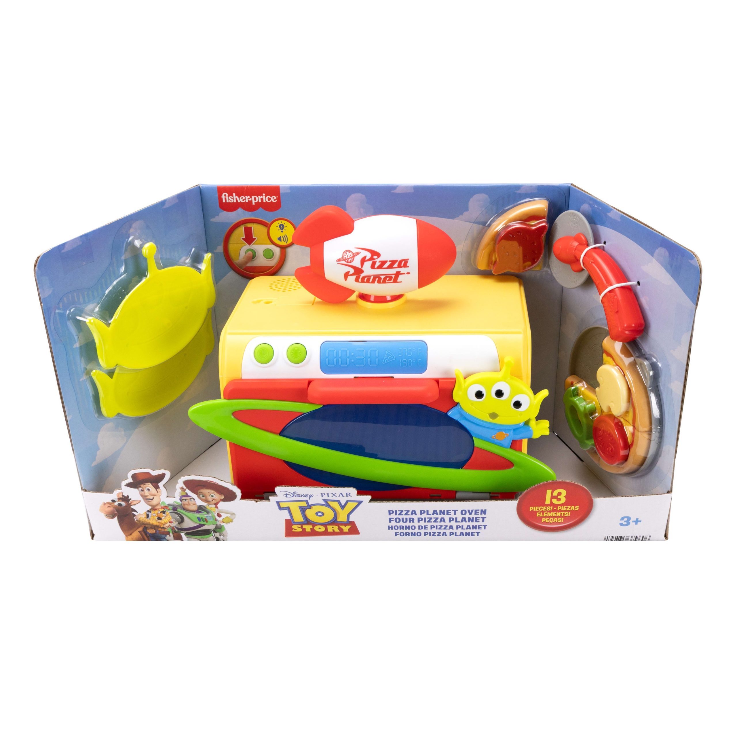 Fisher-Price TS Preschool Entertainment Juguete para Bebés Hornito de Toy Story Pizza Planeta - Image 6