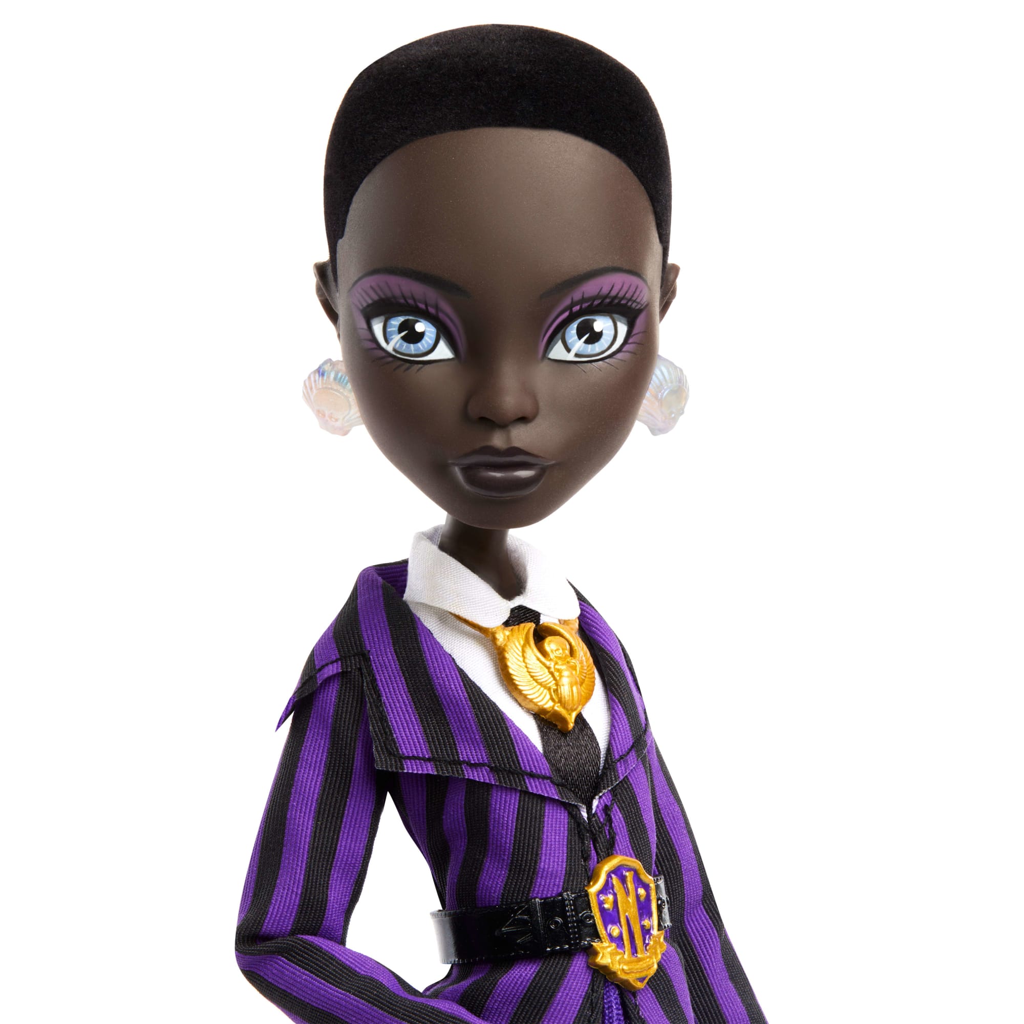 Monster High X Wednesday Collectible Doll. Bianca Barclay in Nevermore Academy Uniform - Image 3
