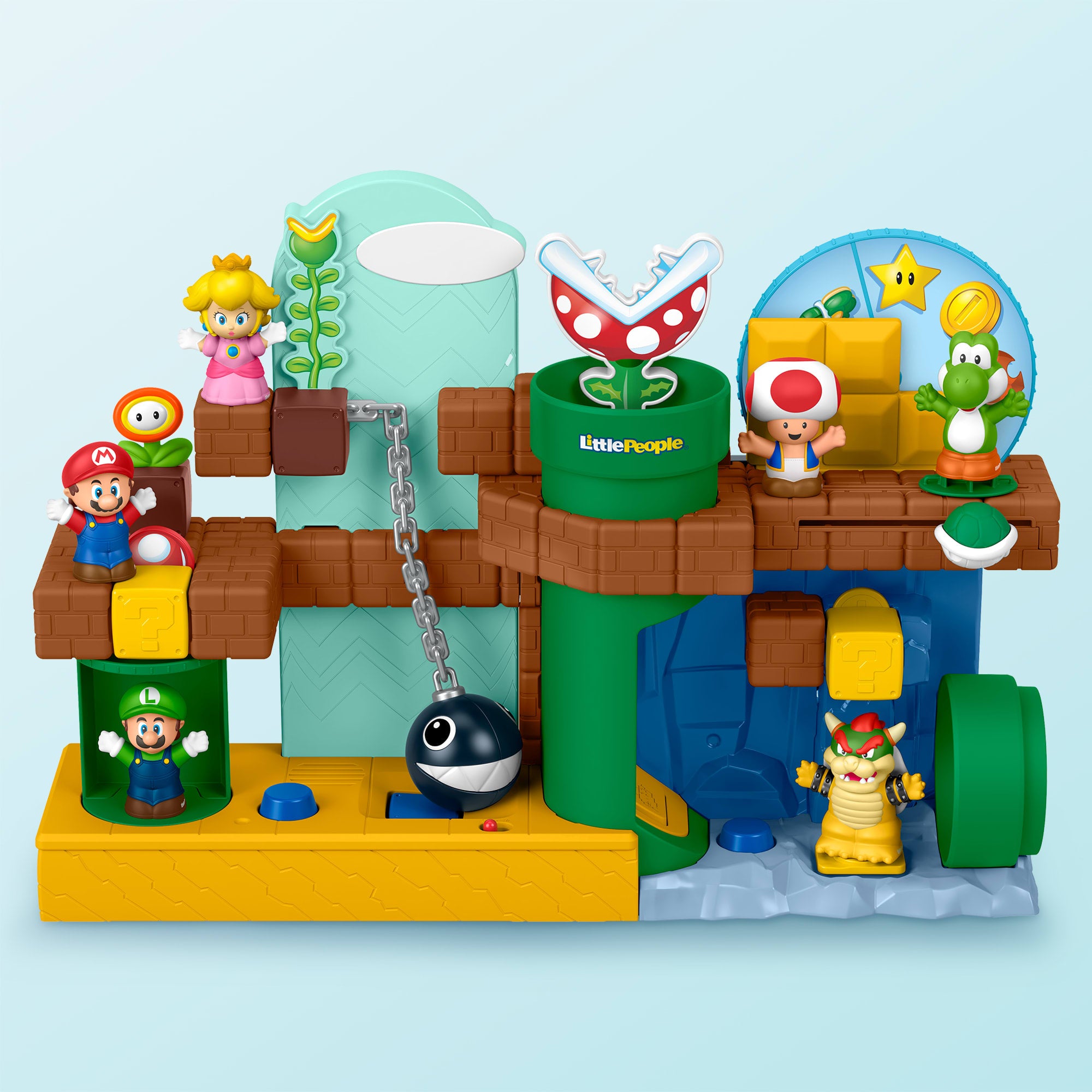 Coffret de Jeu Aventures de Mario My Mario Little People de Fisher-Price Avec 6 Figurines Pour Le Jeu Musical des Tout-Petits - Image 6