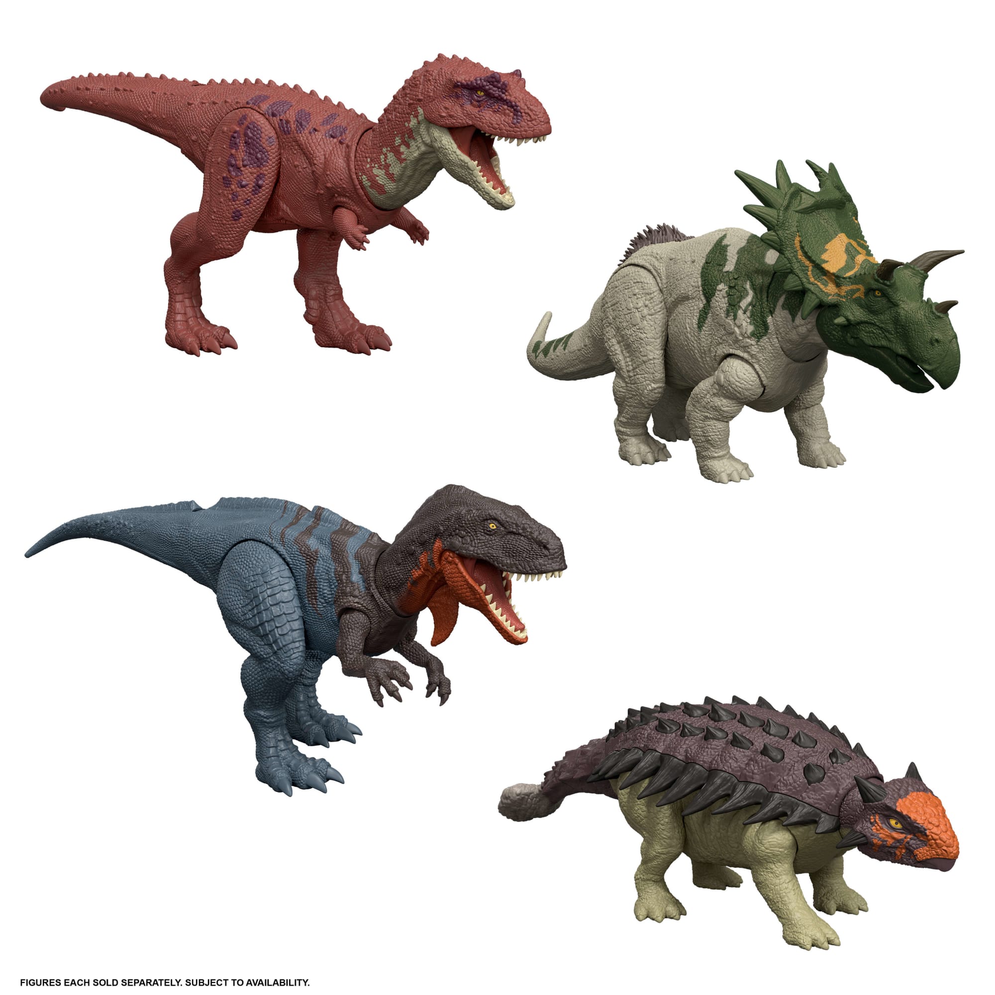 Jurassic World Dinossauro de Brinquedo Rebirth Rugido Selvagem Euoplocephalus - Image 5