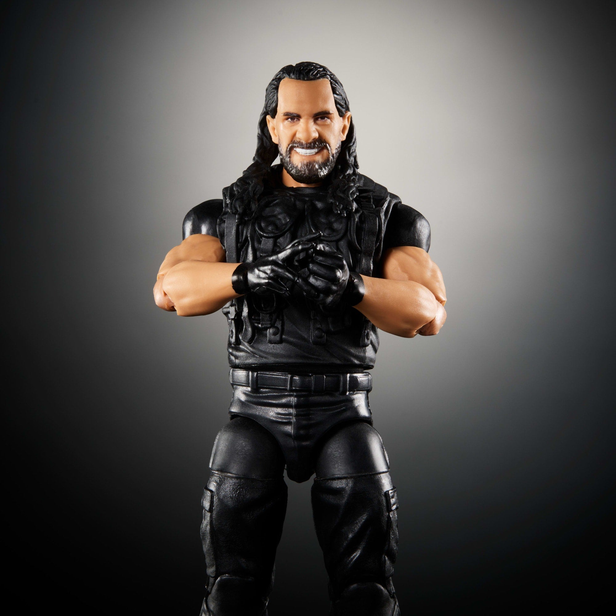 WWE Figura de Acción Elite Seth Rollins negro - Image 3