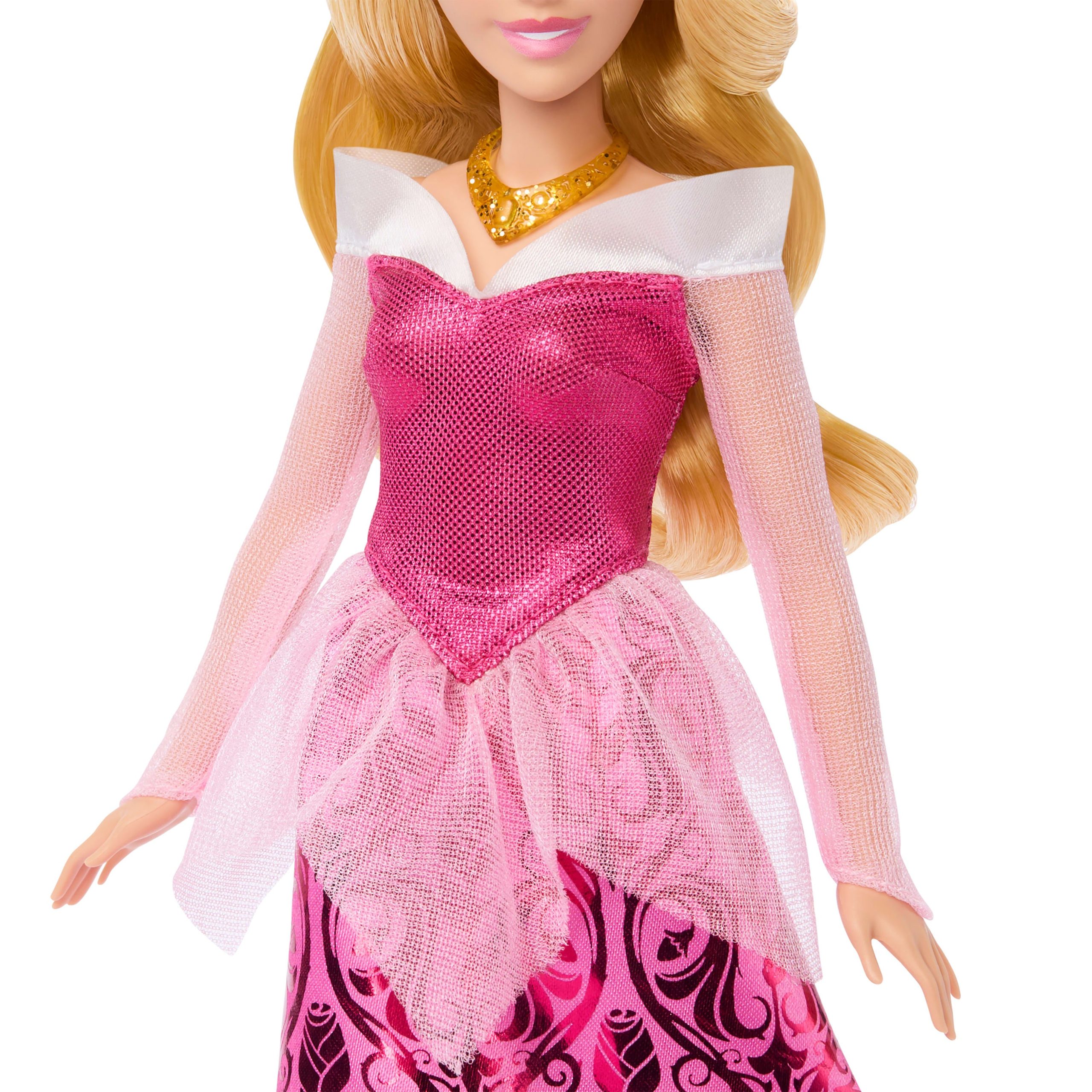 Disney Princess Enchanted Stories Aurora Fashion Doll With Sparkling Dress & Accessories. Posable - Image 5