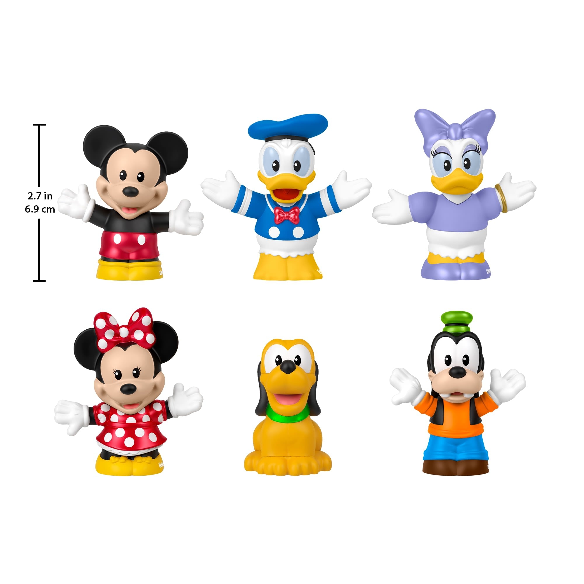 Fisher-Price Little People Disney Mickey & Friends 6-Piece Figure Set For Toddlers & Kids - Image 5
