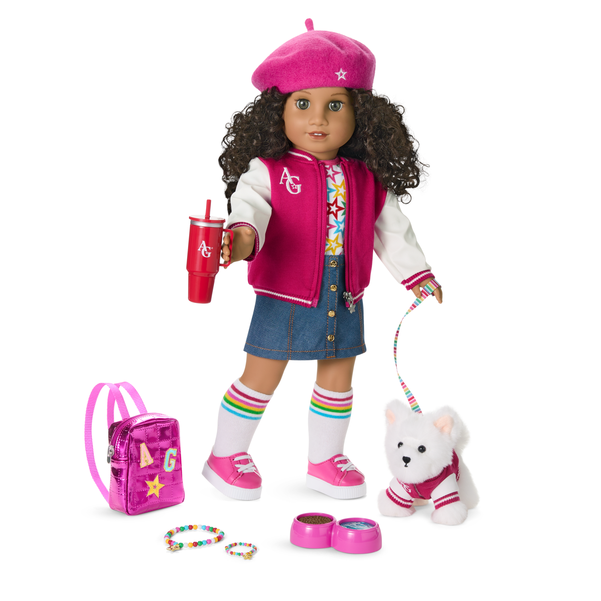 Truly Me™ 18-inch Doll #132 with curly dark-brown hair - Image 17