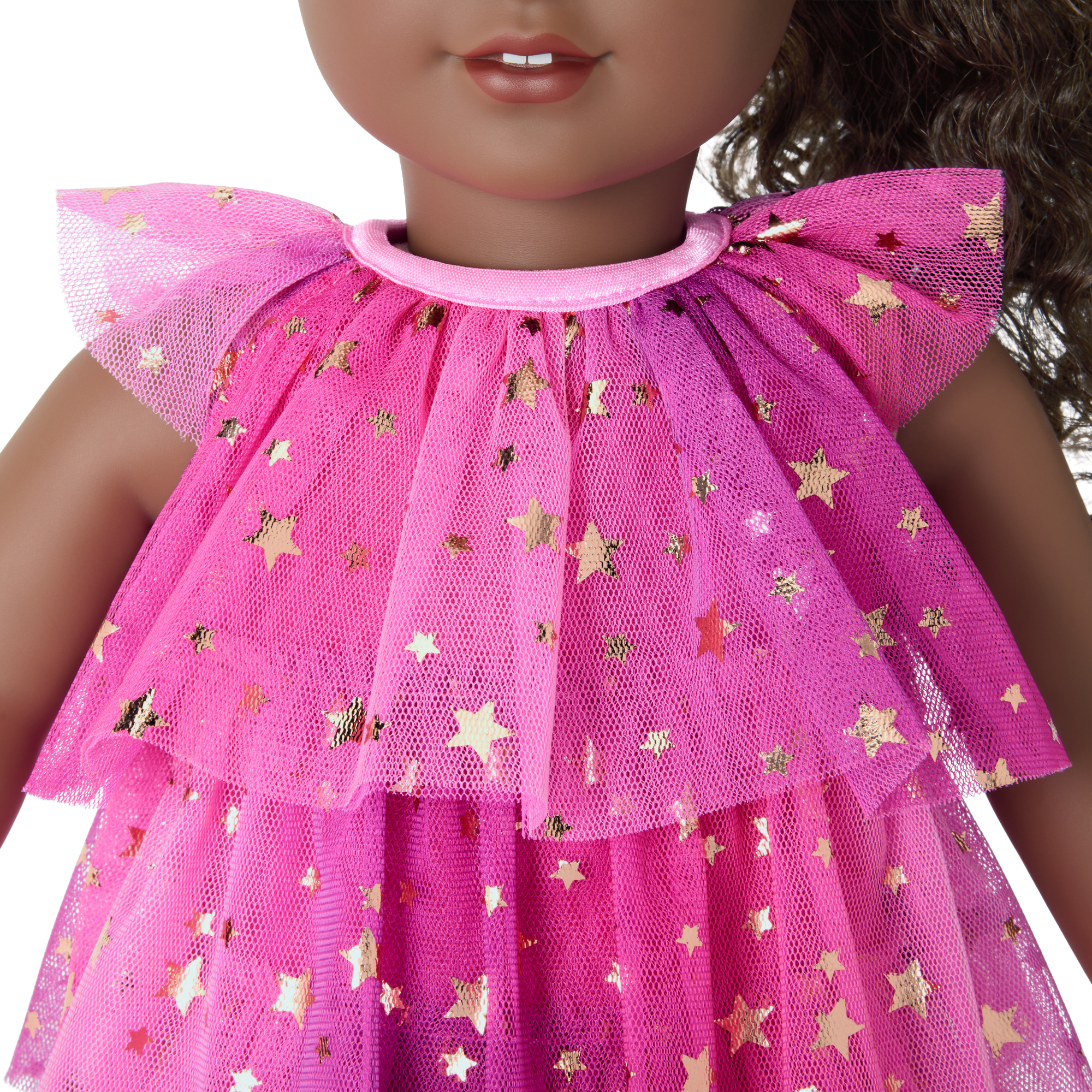 Pink Party-Ready Dress for 18-inch Dolls - Image 5
