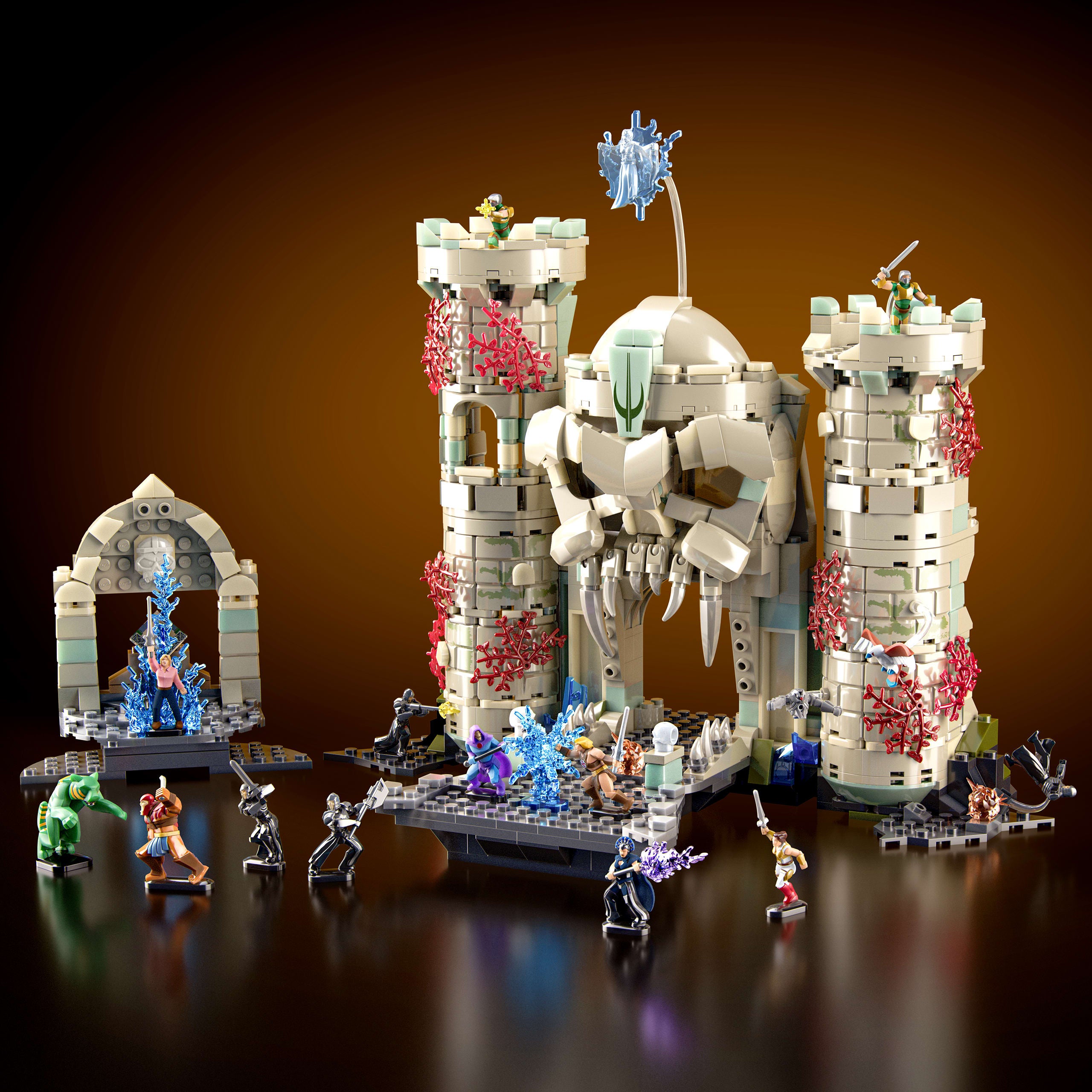 Mattel Brick Shop MOTU Batalla del Castillo de Grayskull - Image 4