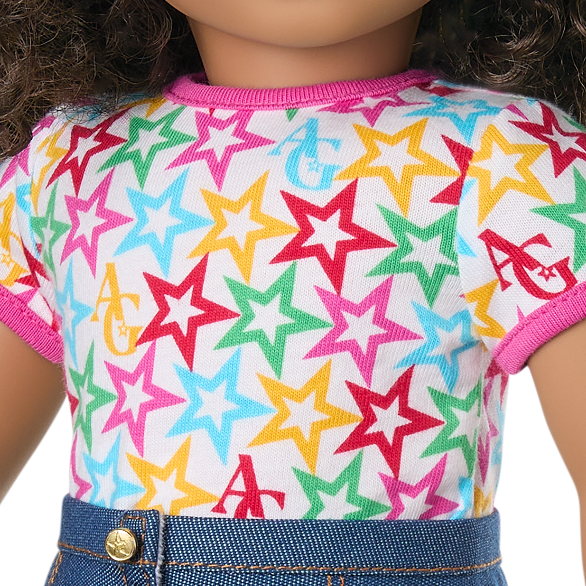 Truly Me™ 18-inch Doll #132 with curly dark-brown hair - Image 8