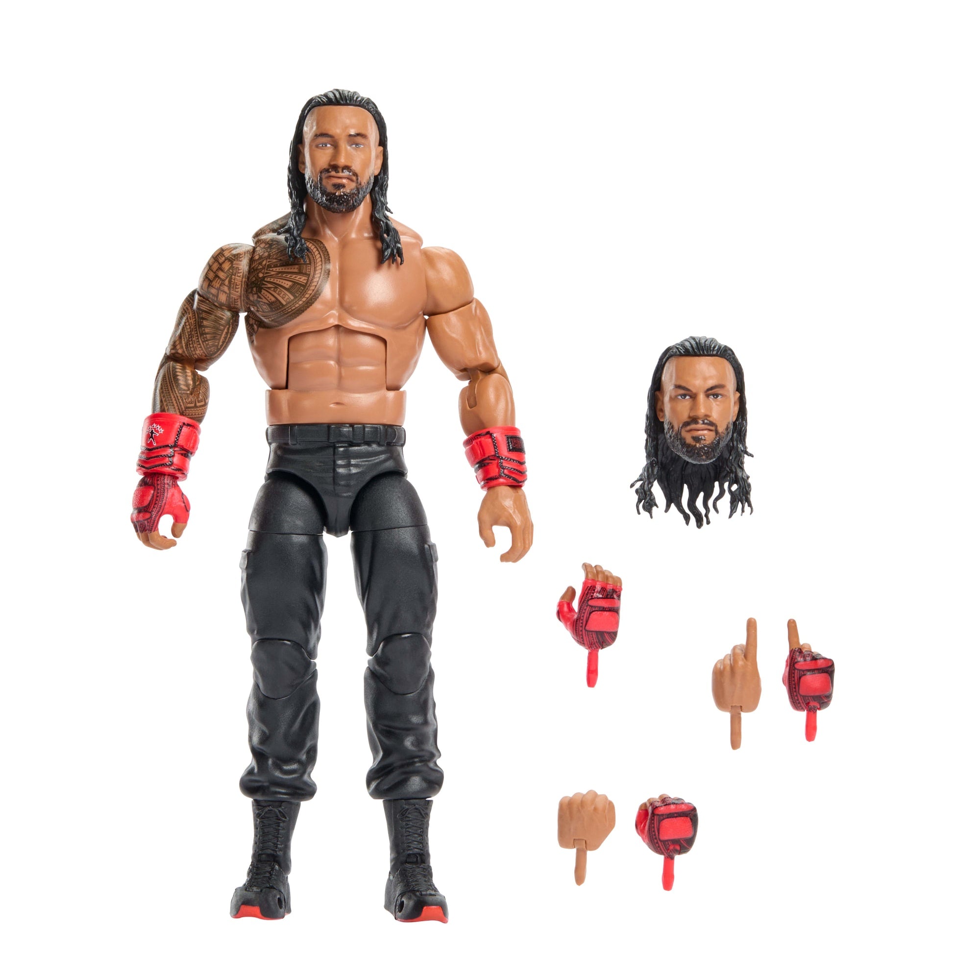 WWE Elite Collection Top Picks Roman Reigns Action Figure & Accessories. 6-Inch Collectible Set